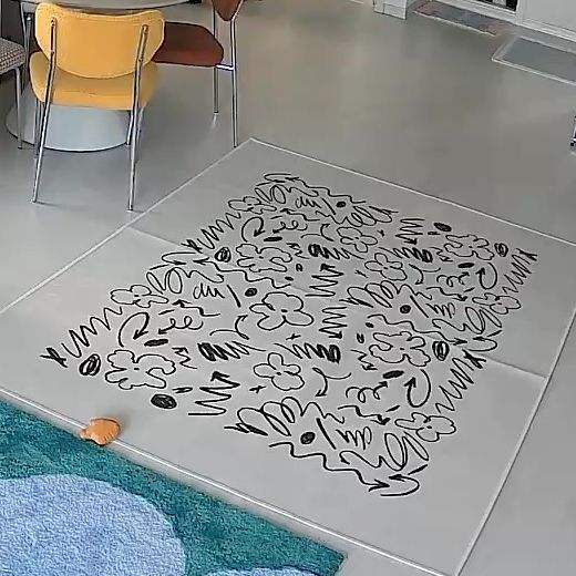 Graffiti Mid-Century Living Room Rug user photo