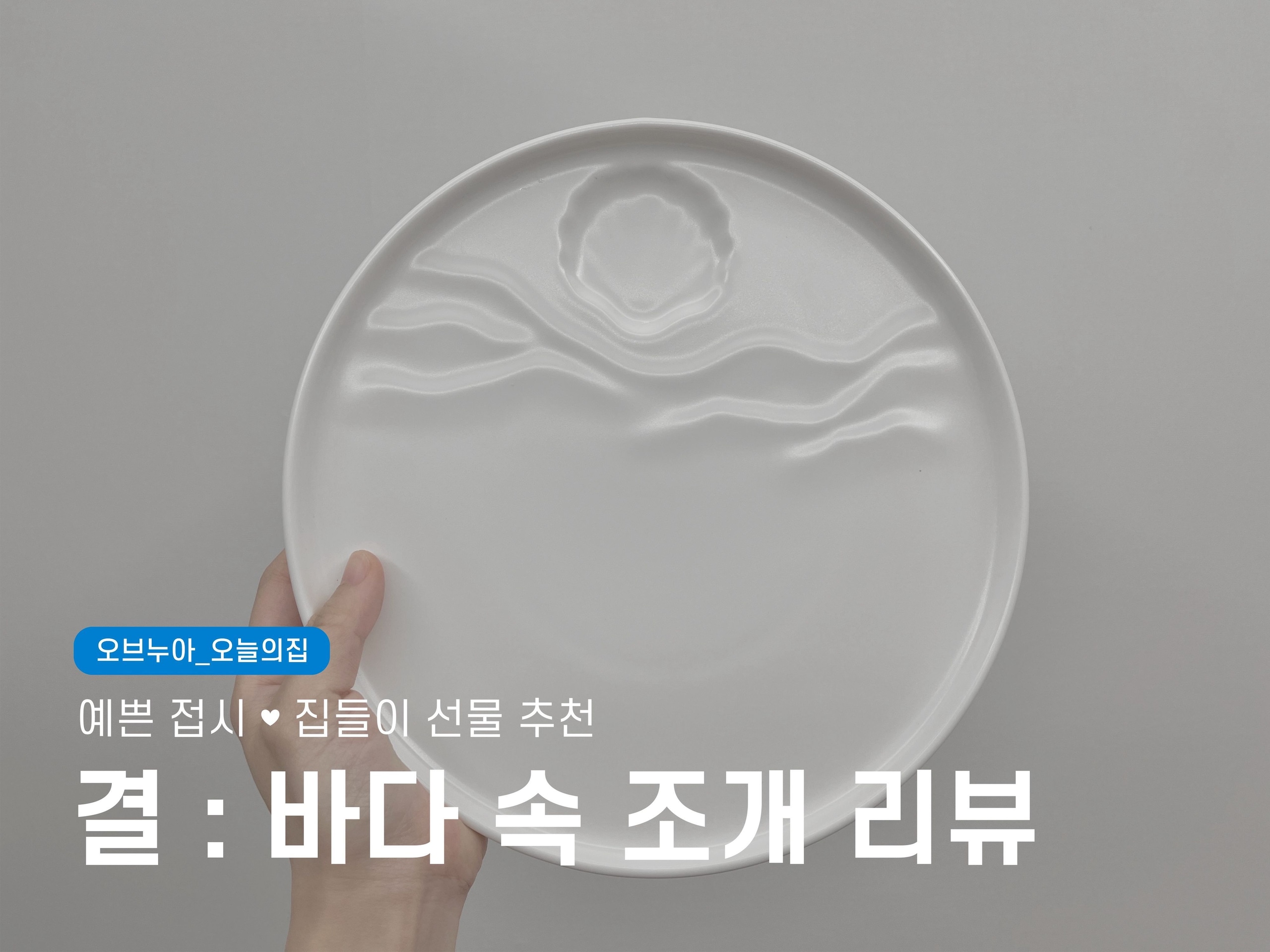 Soft tide collection Gyeol Shell Ceramic Plate user photo