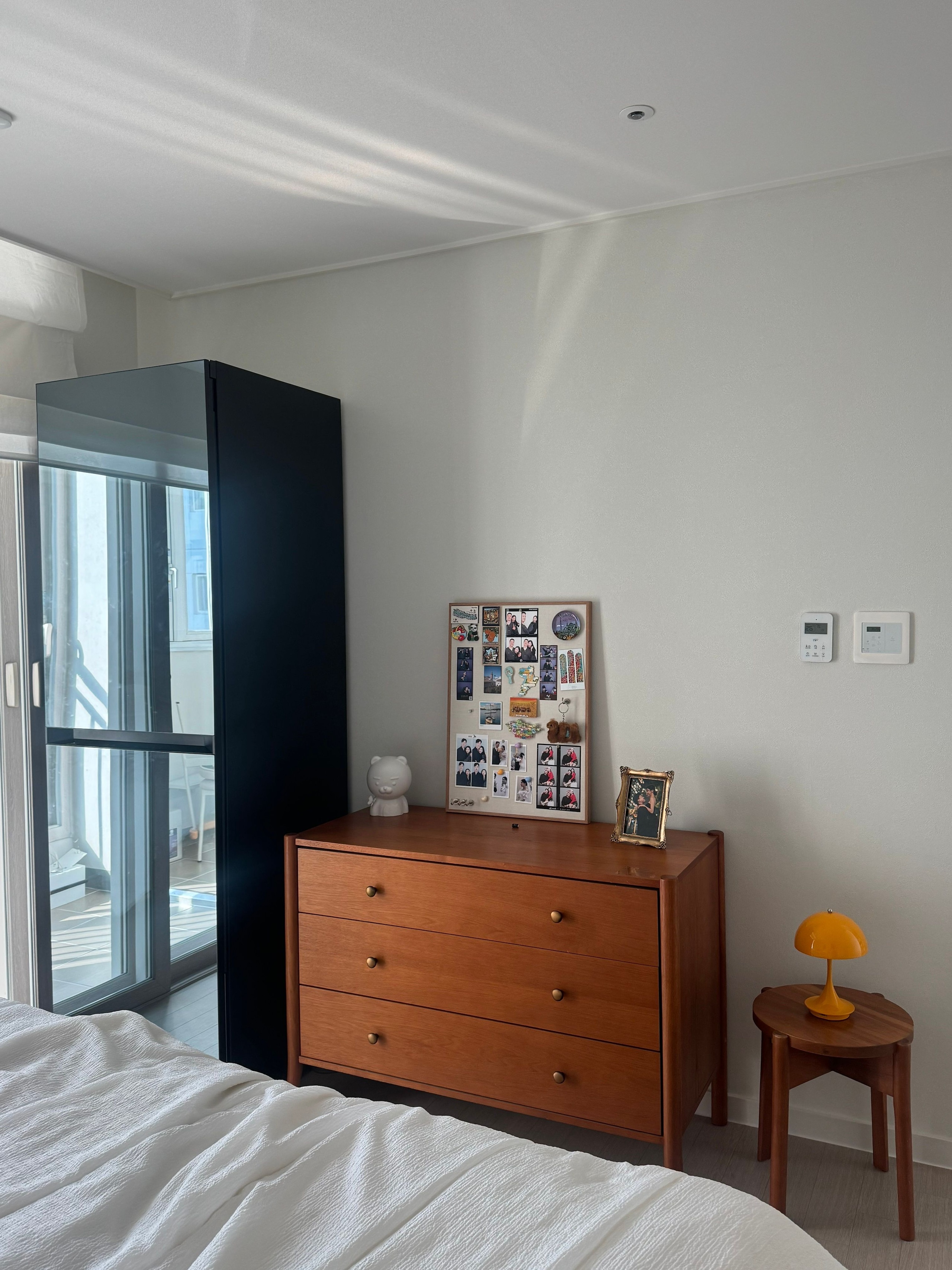 Wood-Framed Linen Magnetic Board user photo