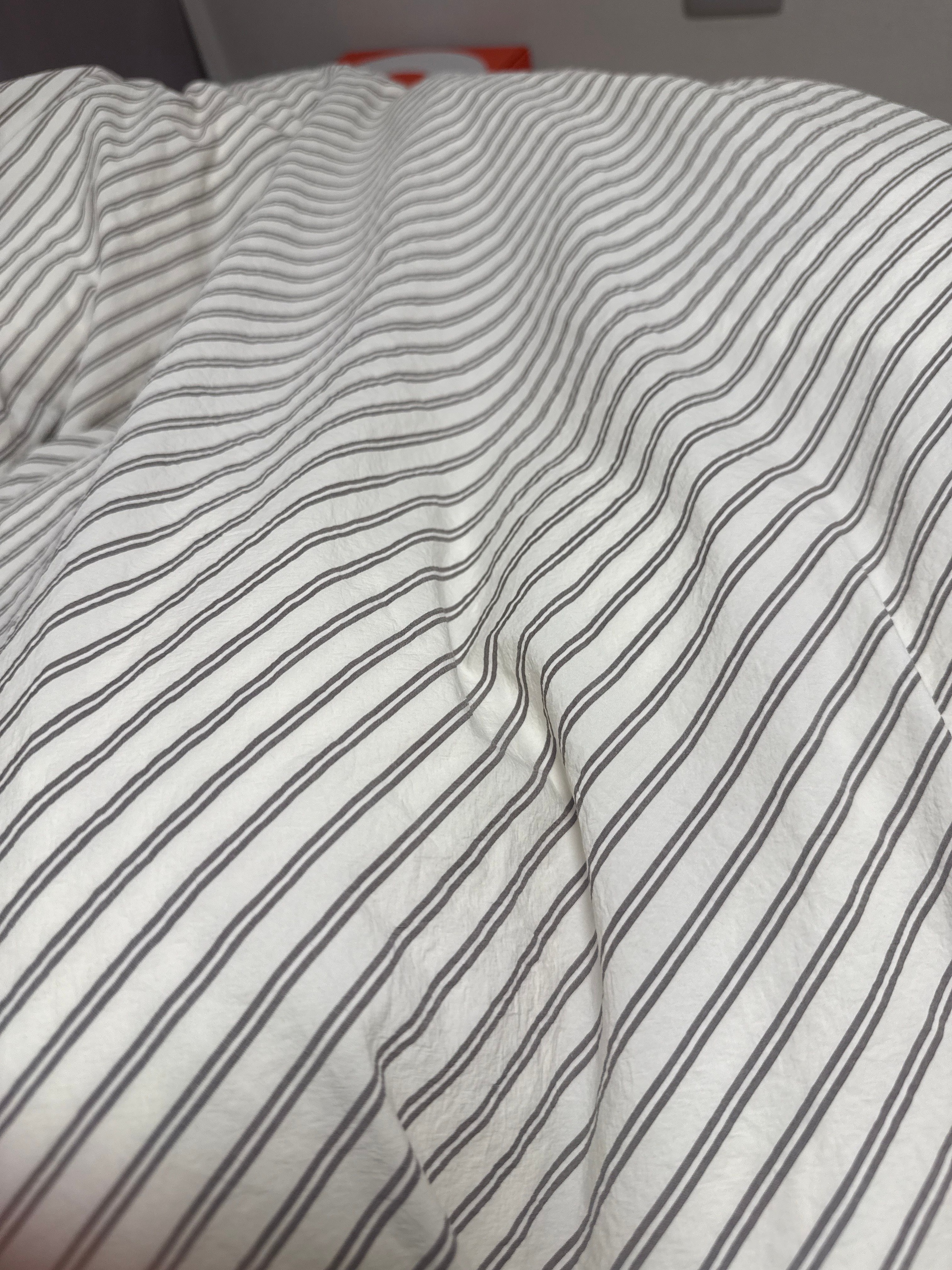 Brown Stripe Reversible Duvet Cover user photo