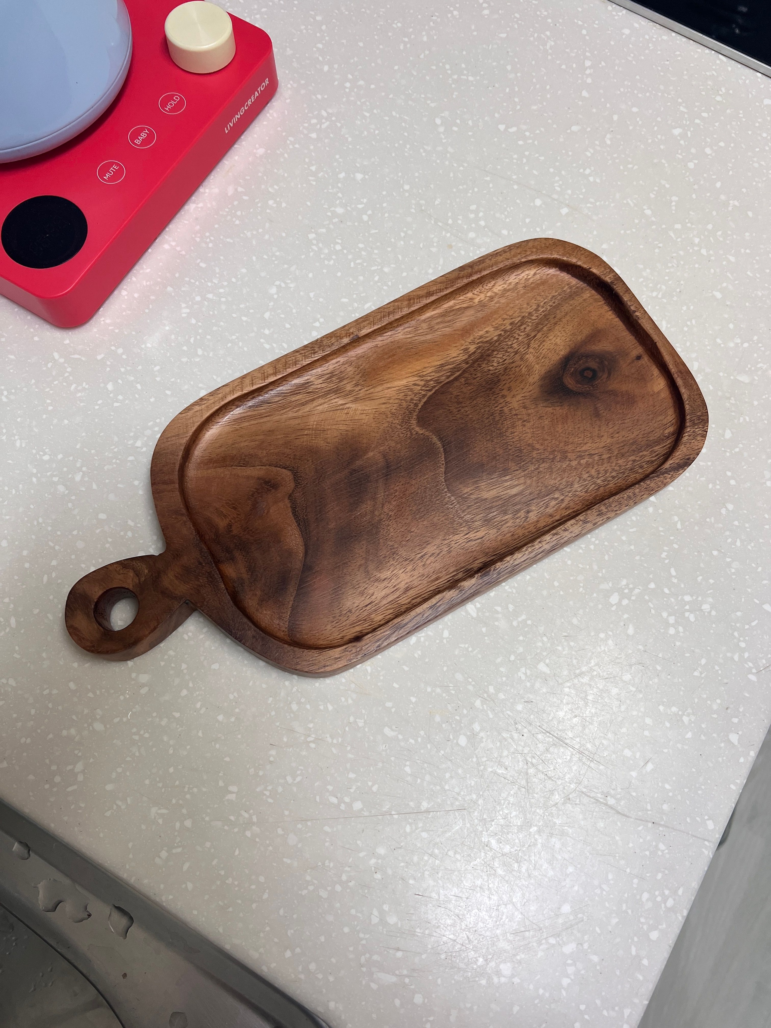 Acacia Wood Brunch Serving Tray user photo