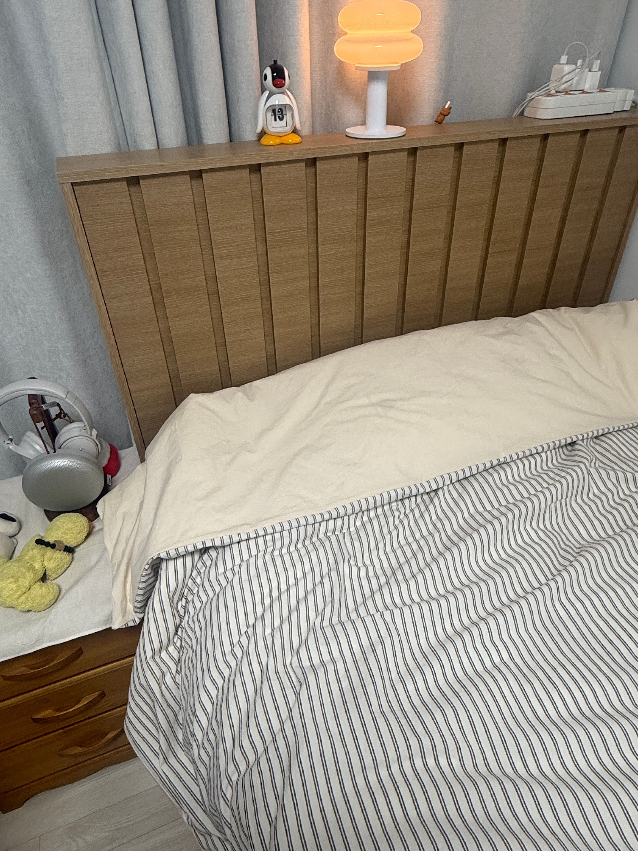 Brown Stripe Reversible Duvet Cover user photo