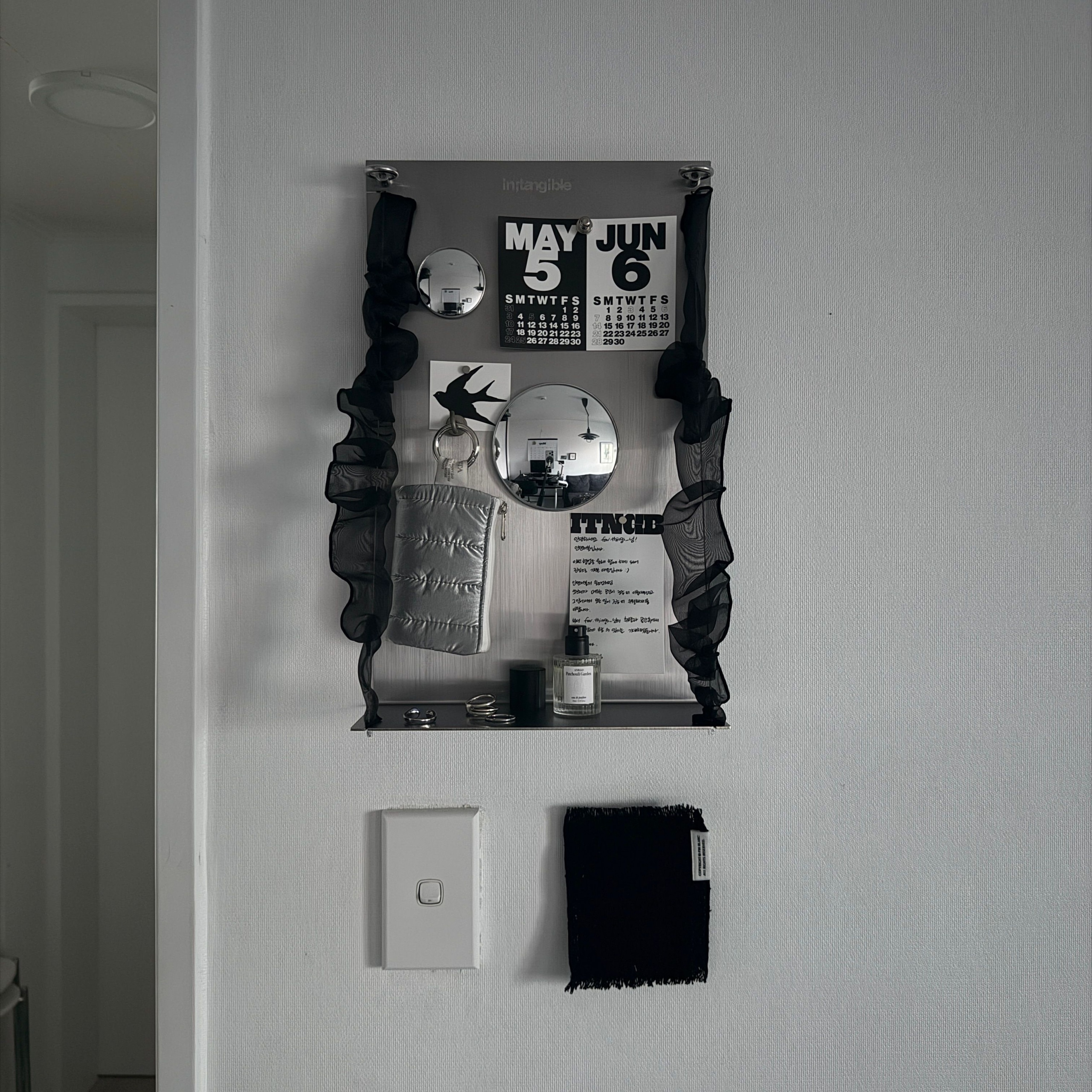 Magnetic Stainless Steel Wall Organizer user photo
