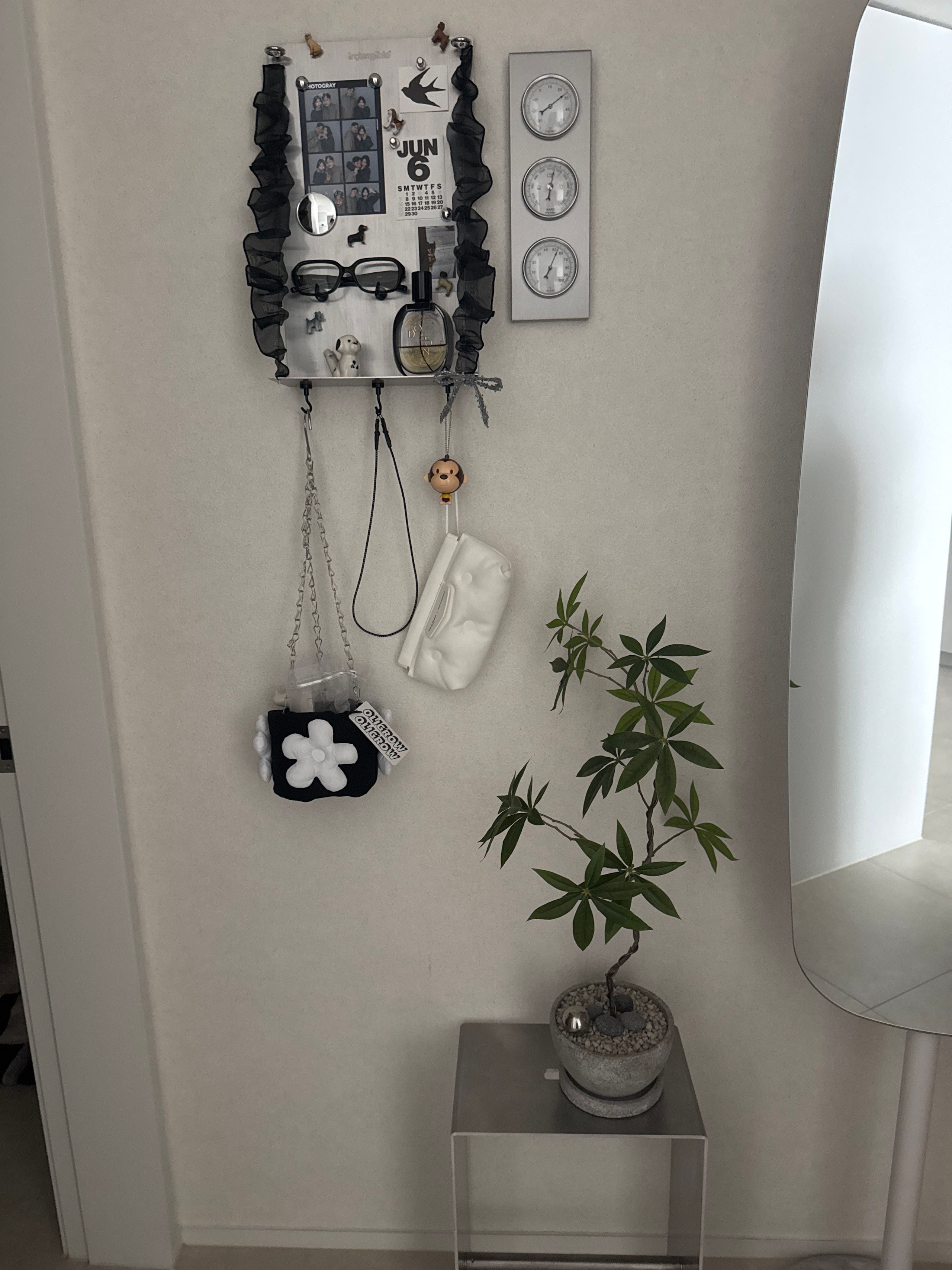 Magnetic Stainless Steel Wall Organizer user photo