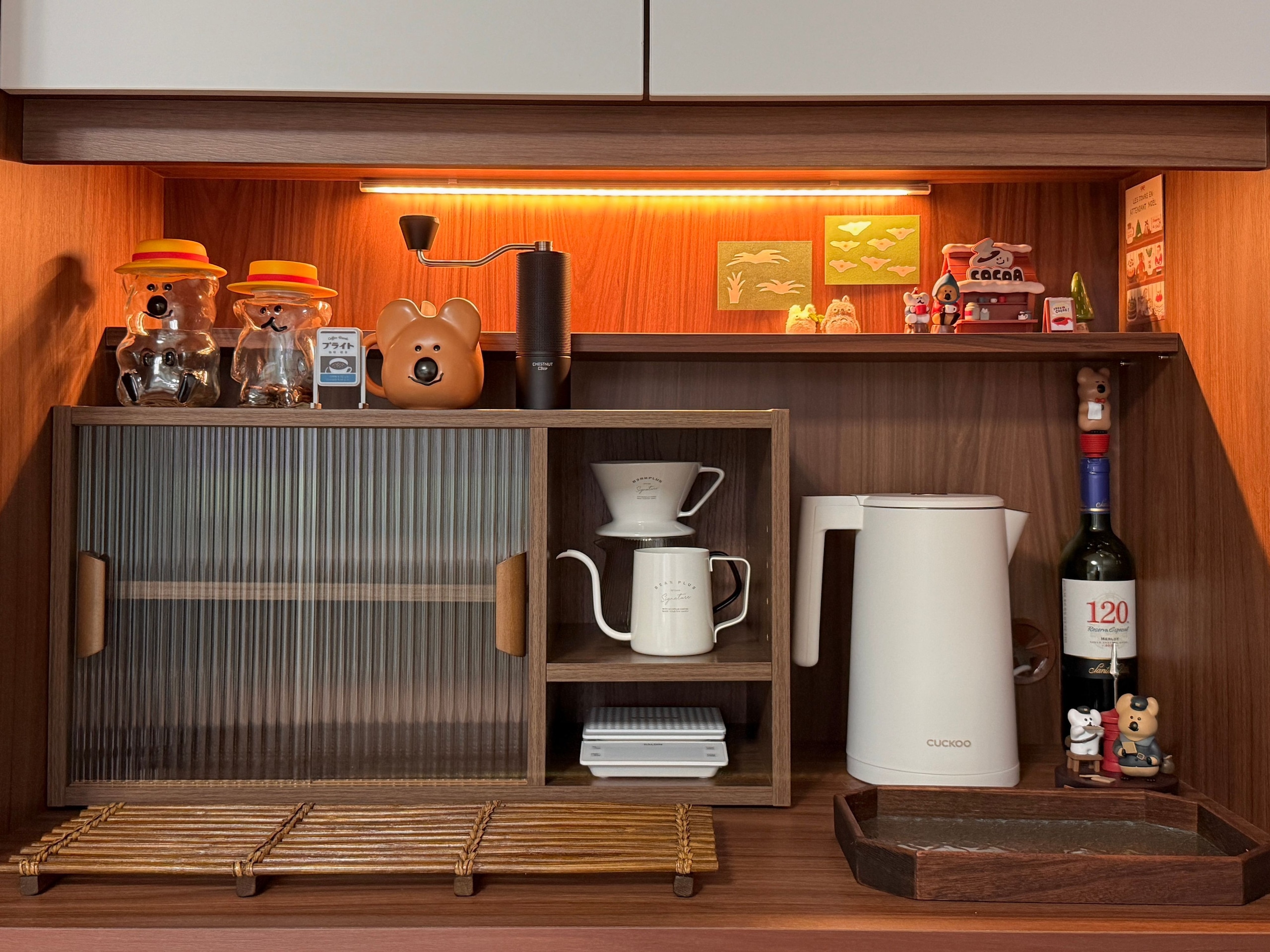 Walnut Wood Glass Tray user photo