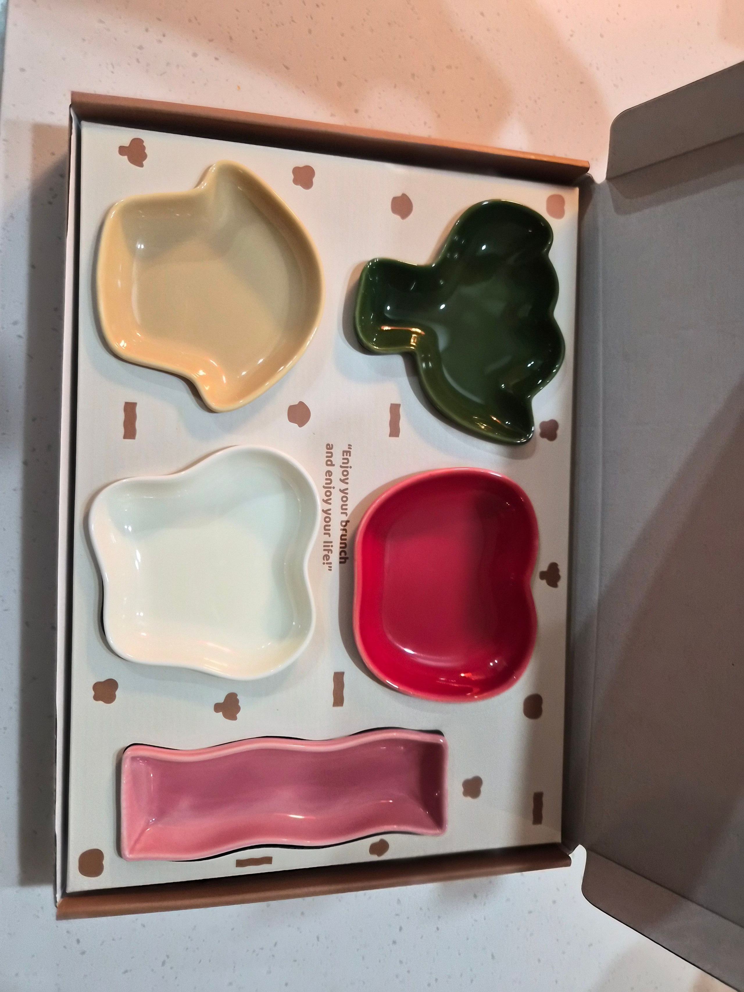 Playful Ceramic Snack Plate Set user photo