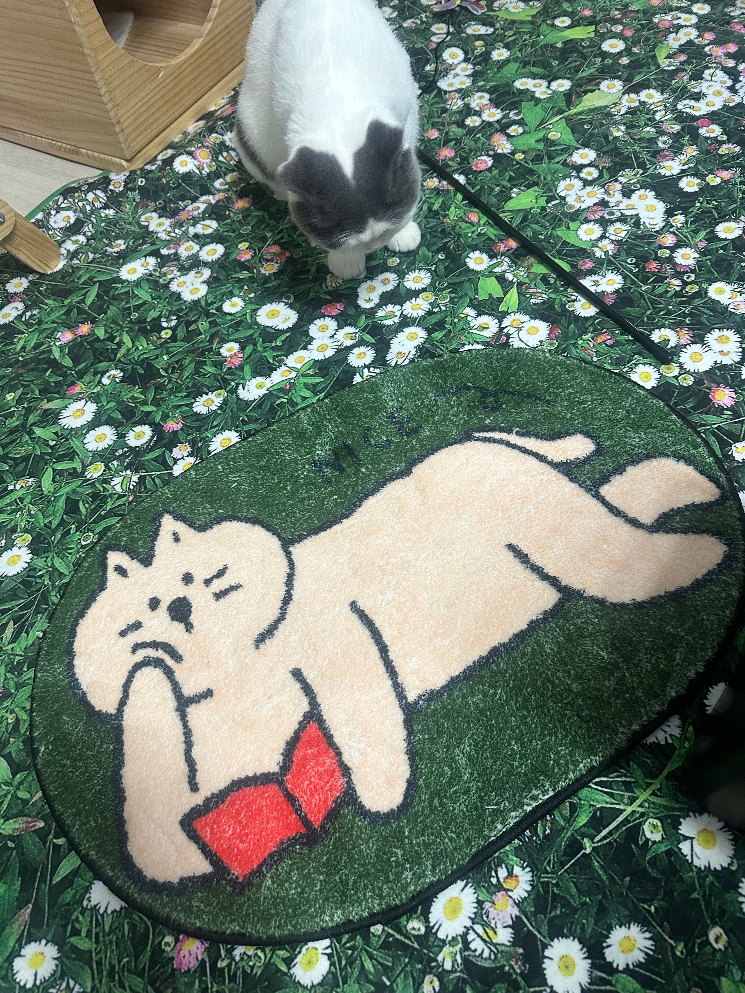 Minimal Cat Non-Slip Accent Mat user photo