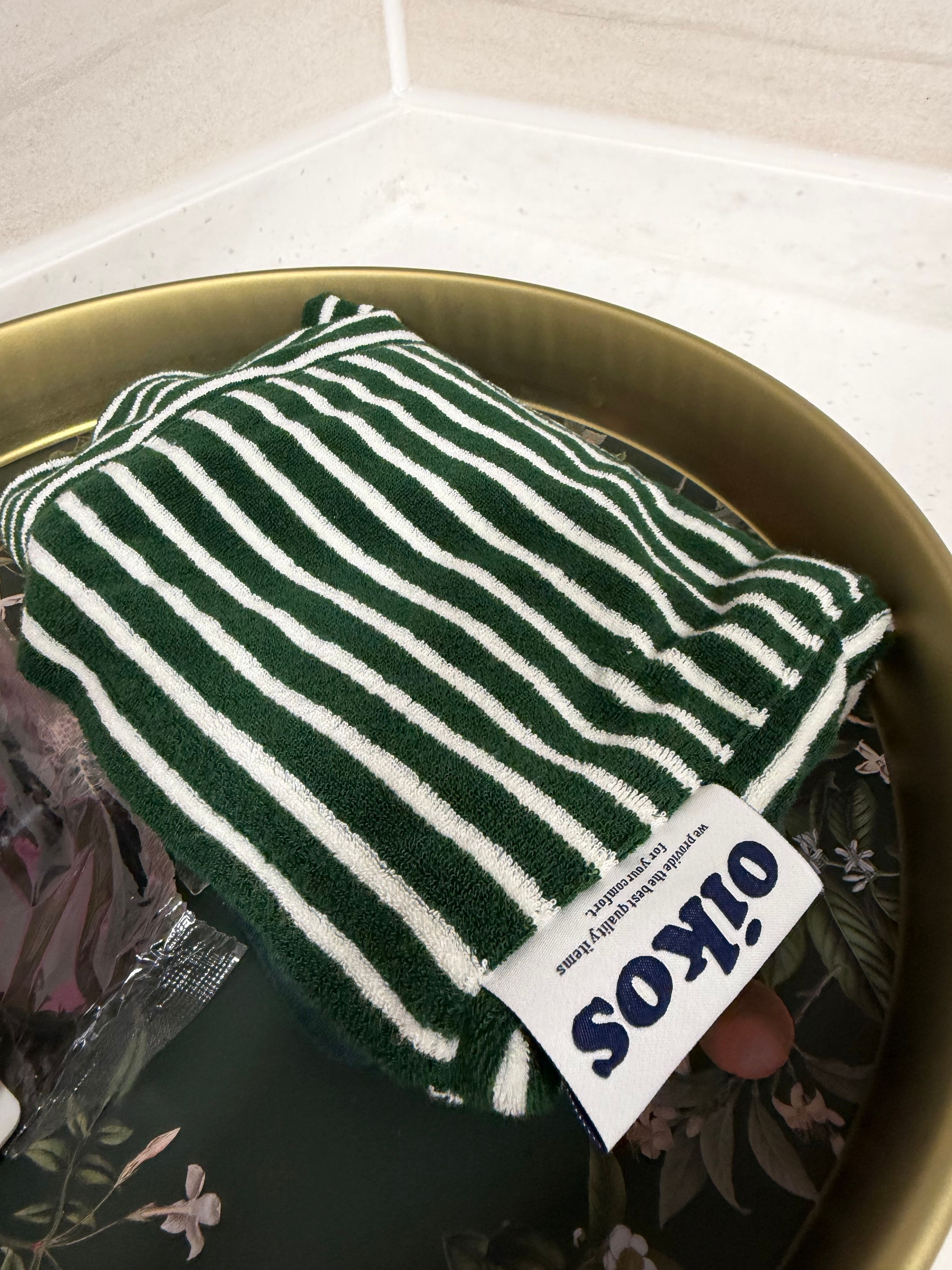Striped Cotton Apron & Oven Mitt Set user photo