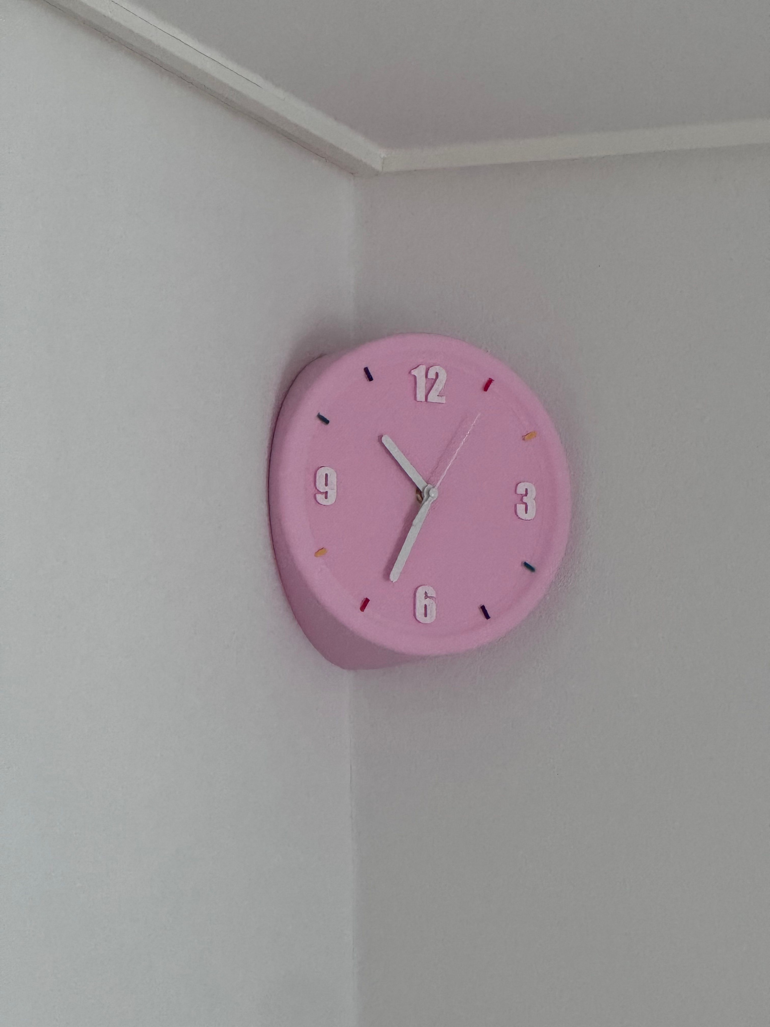DIY Corner Wall Clock user photo