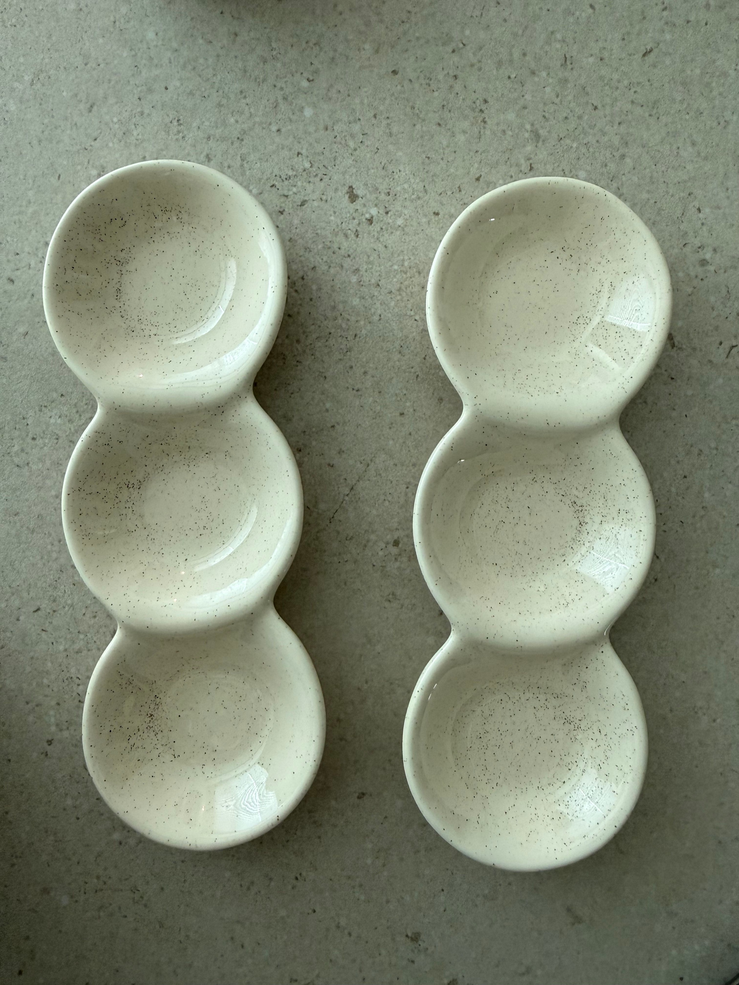 Pebbler 3-Section Divided Sauce Dish user photo