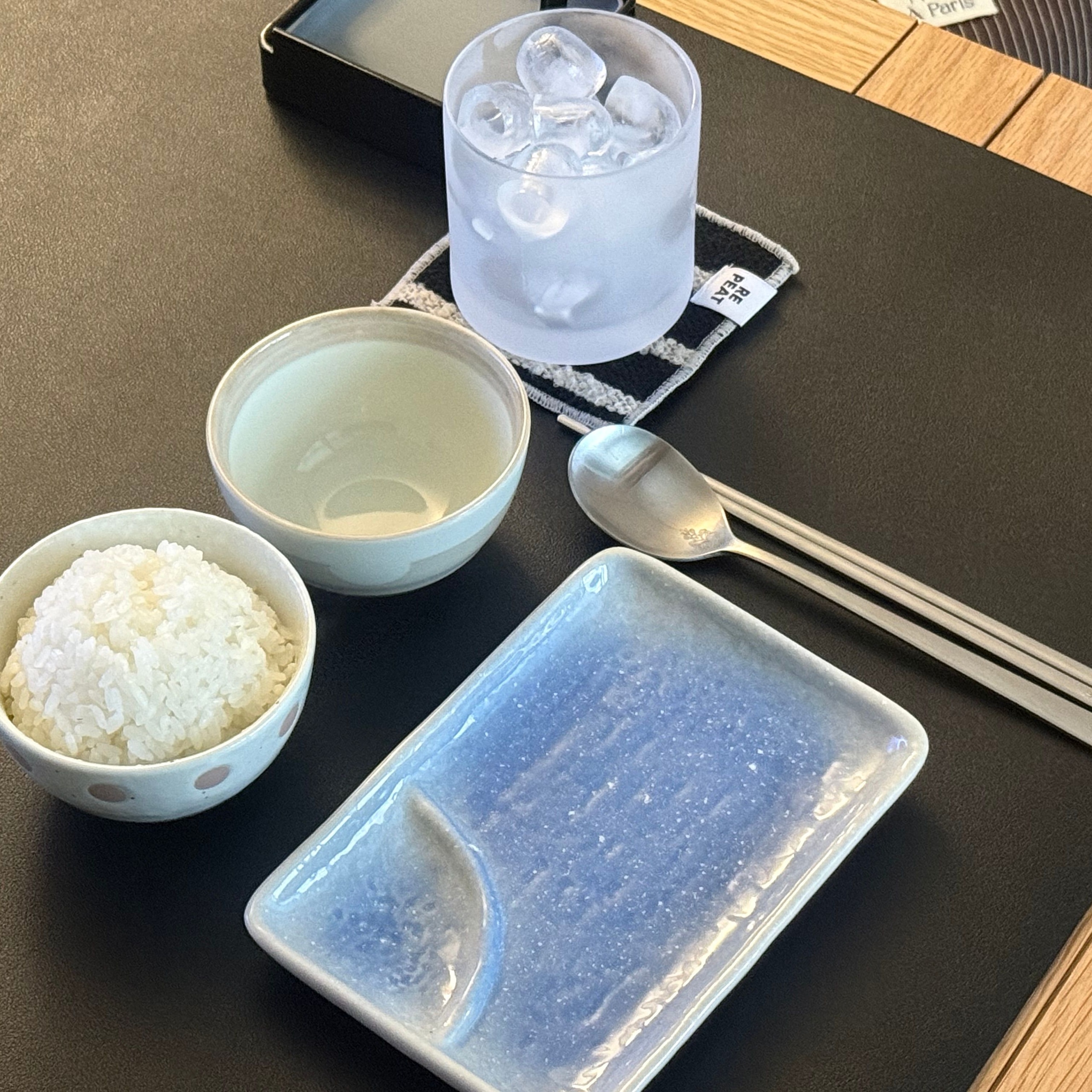 Blue Speckled Divided Plate user photo