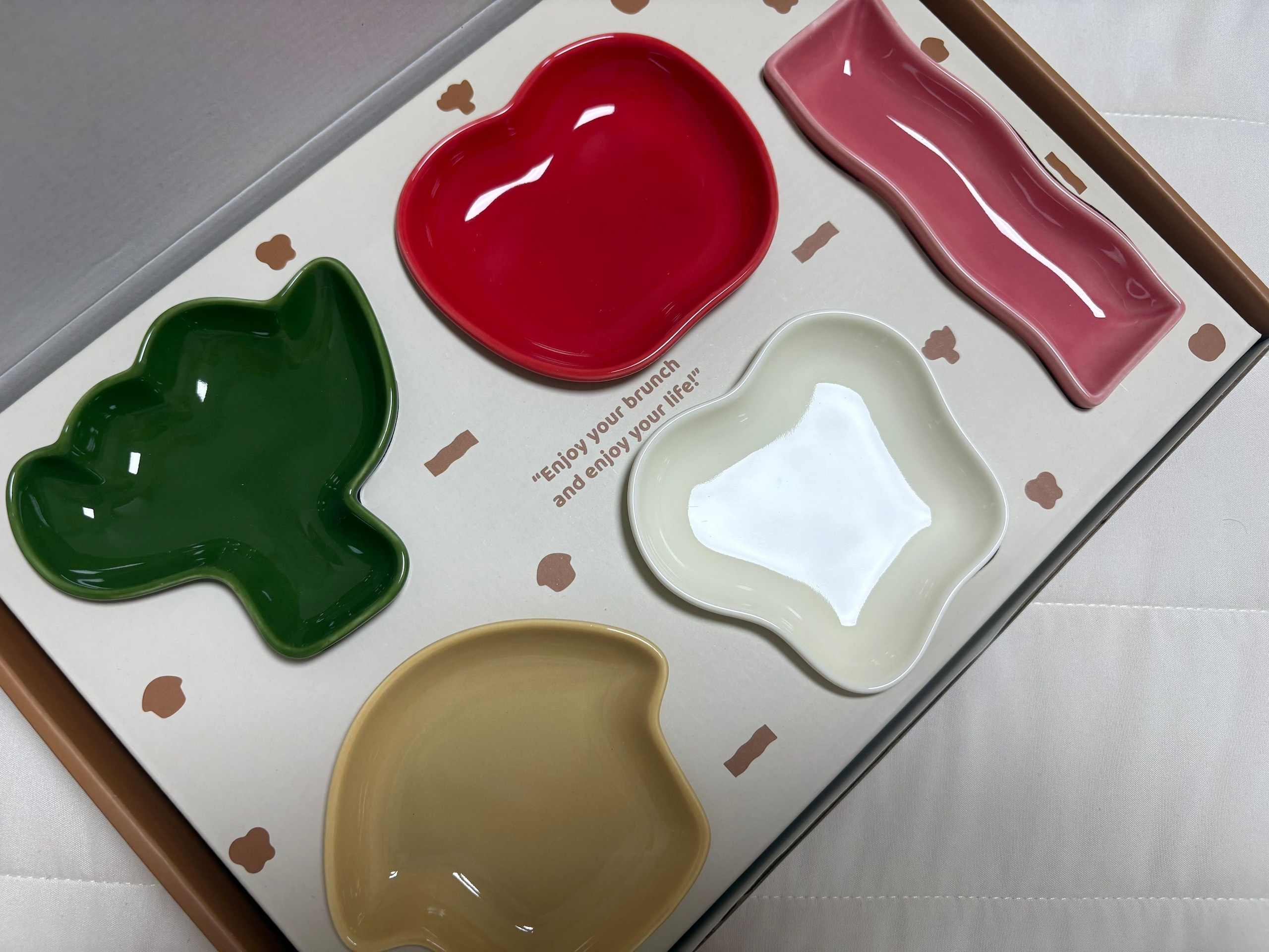 Playful Ceramic Snack Plate Set user photo