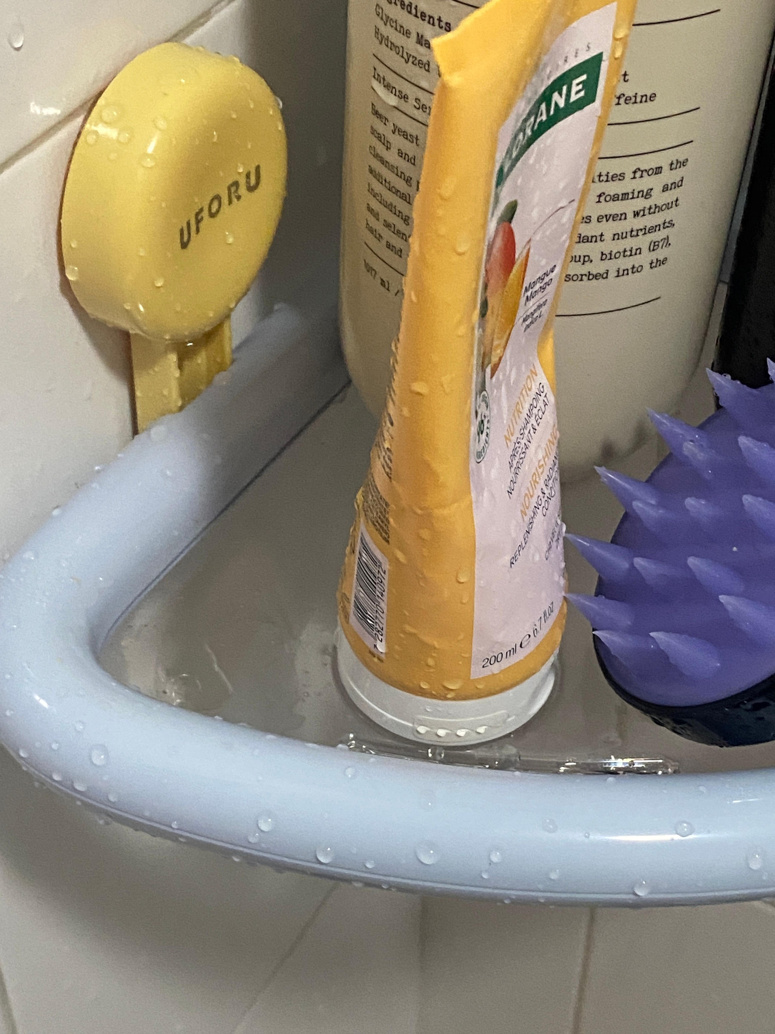 No-Drill Pastel Bathroom Storage Shelf user photo