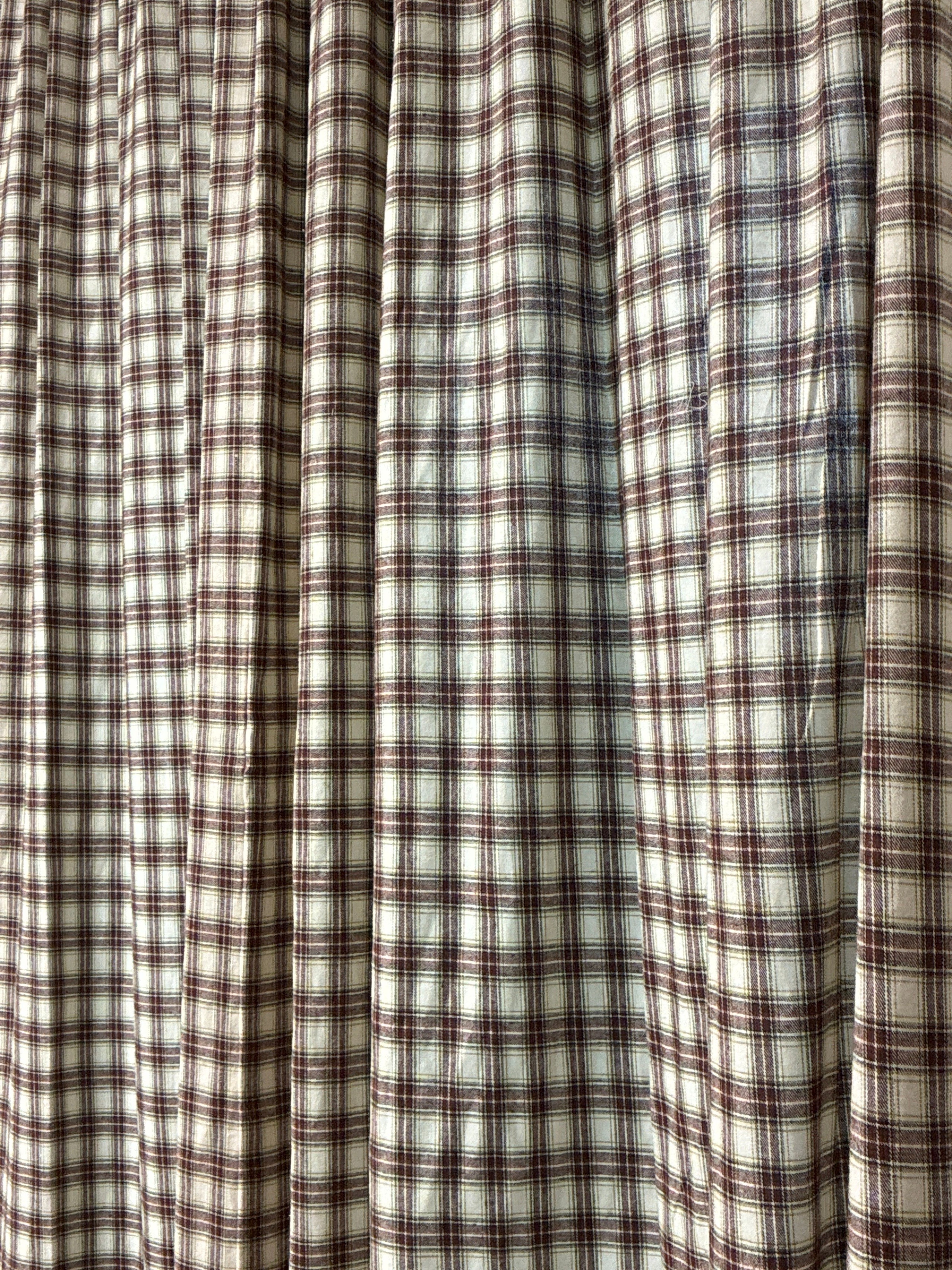 Cozy Brown Plaid Curtain user photo