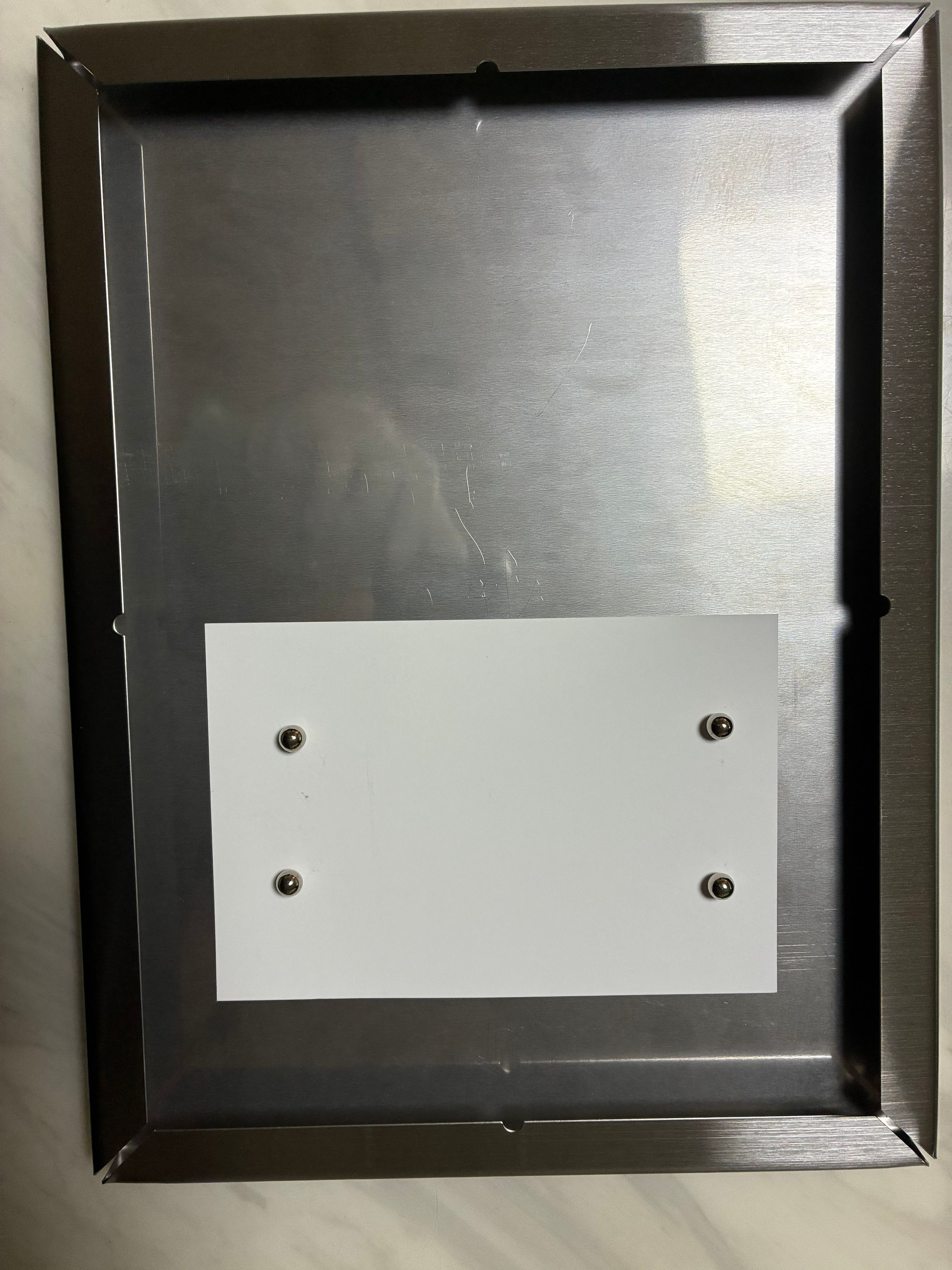 Stainless Steel Magnetic Archive Frame user photo
