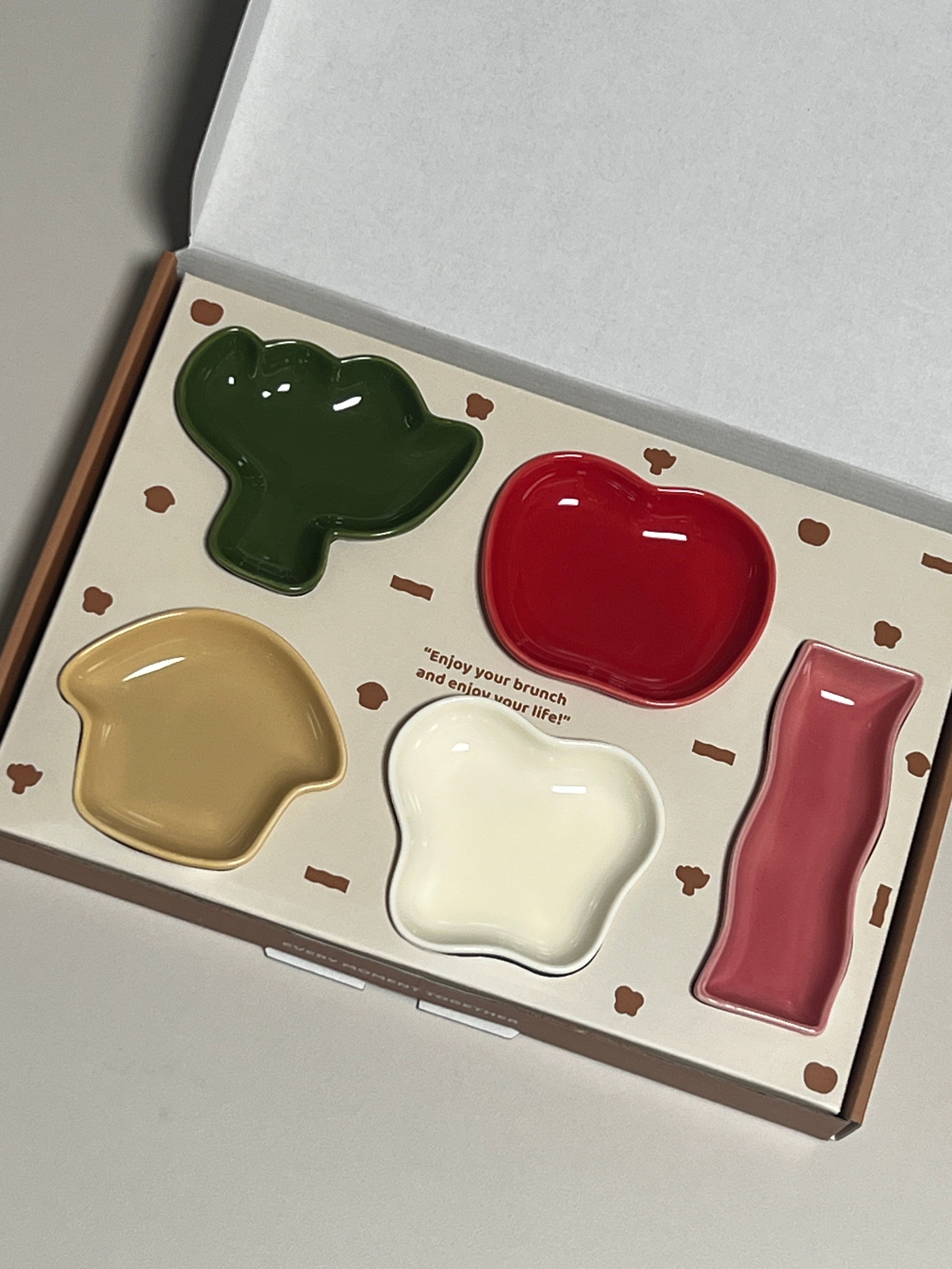 Playful Ceramic Snack Plate Set user photo