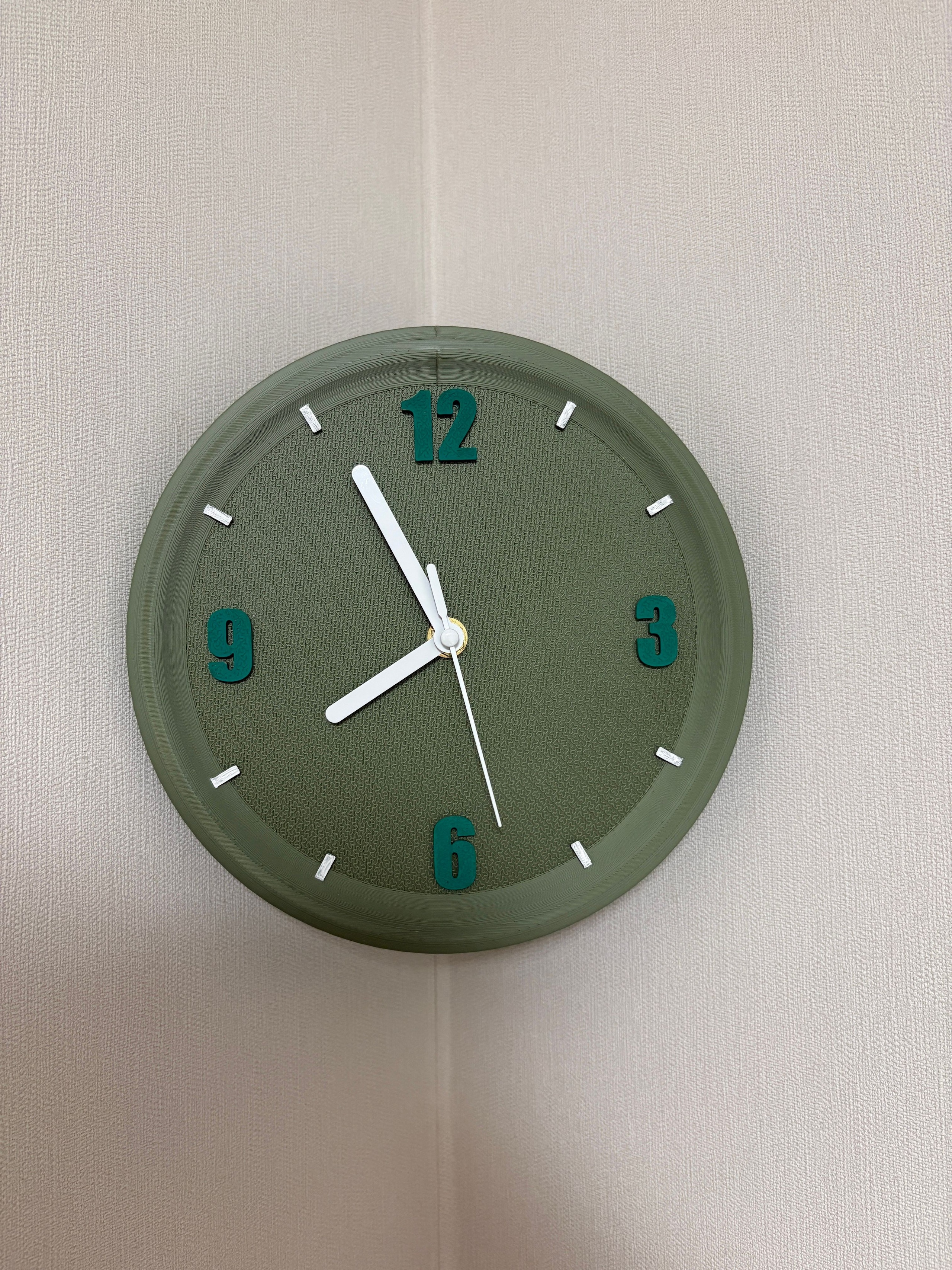 DIY Corner Wall Clock user photo