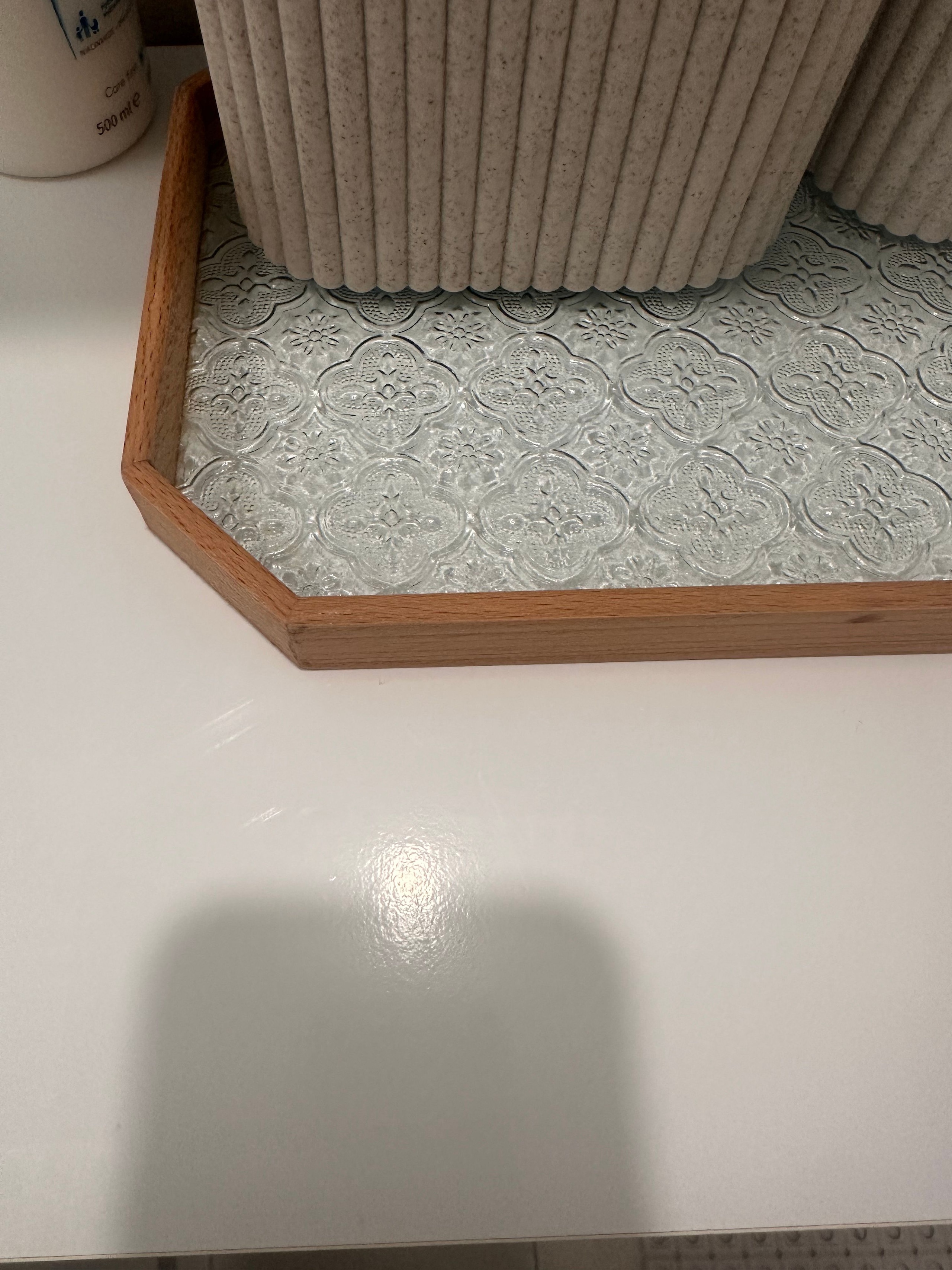 Walnut Wood Glass Tray user photo