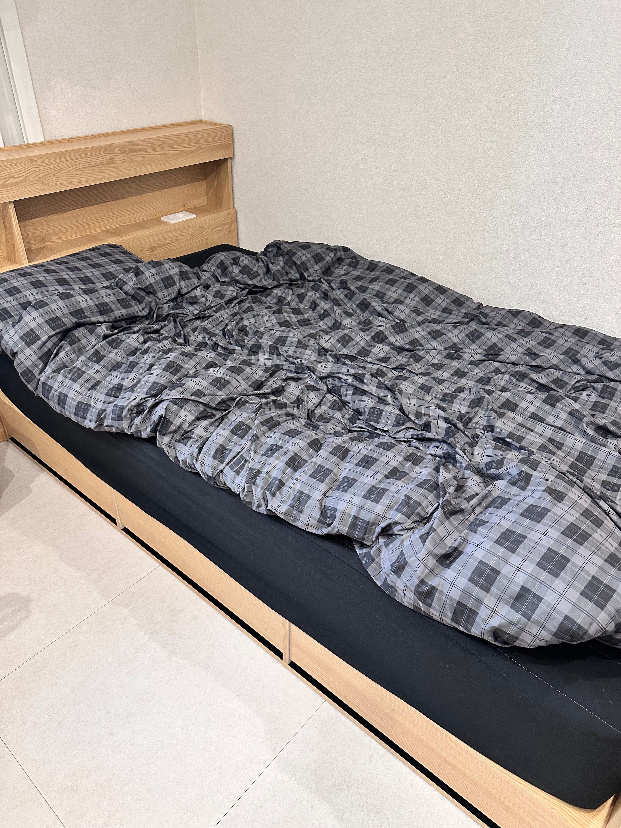 Cloud Check Comforter Set user photo