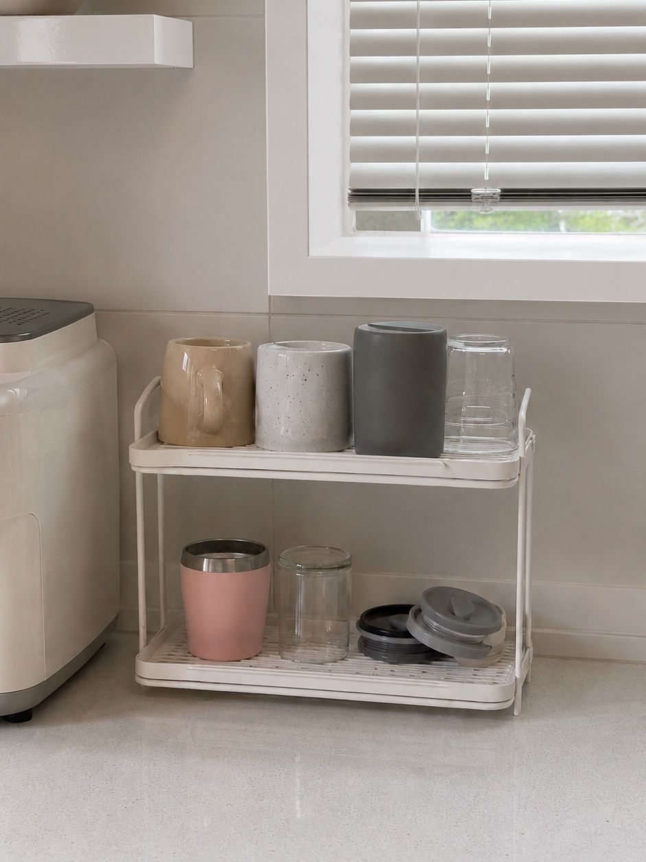 Cup & Mug Drying Rack with Drain Tray user photo