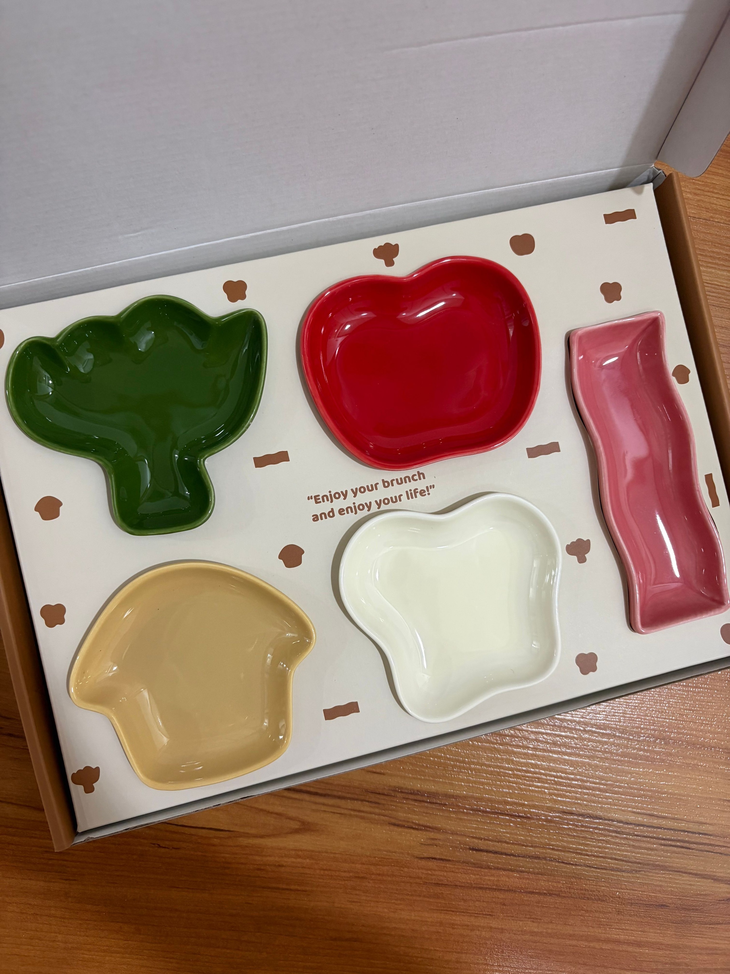 Playful Ceramic Snack Plate Set user photo