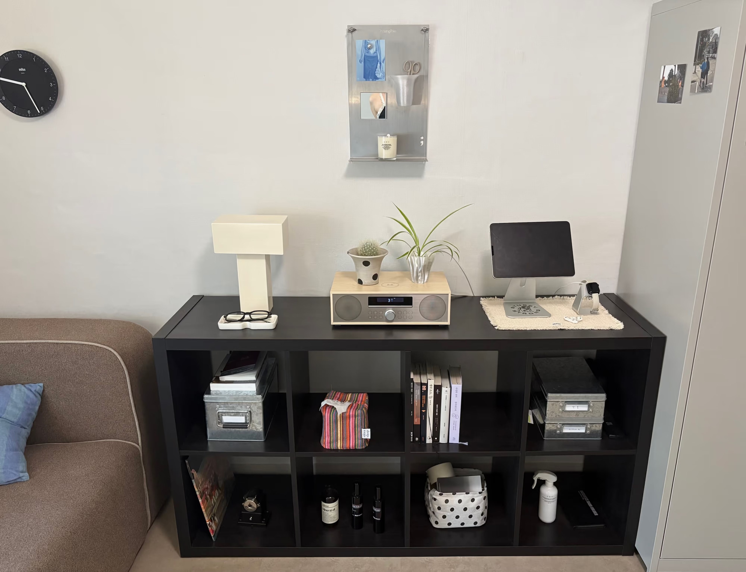 Magnetic Stainless Steel Wall Organizer user photo