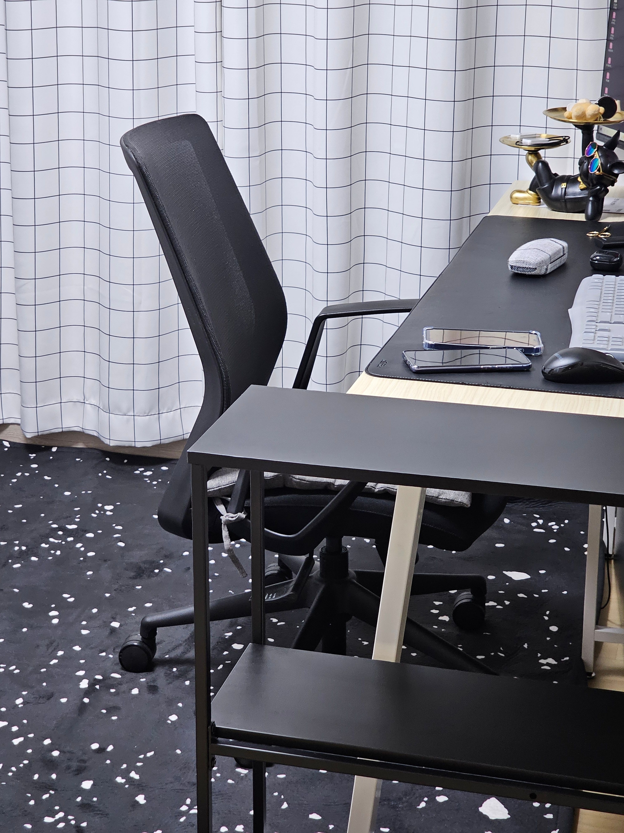 Black Terrazzo Microfiber Rug user photo