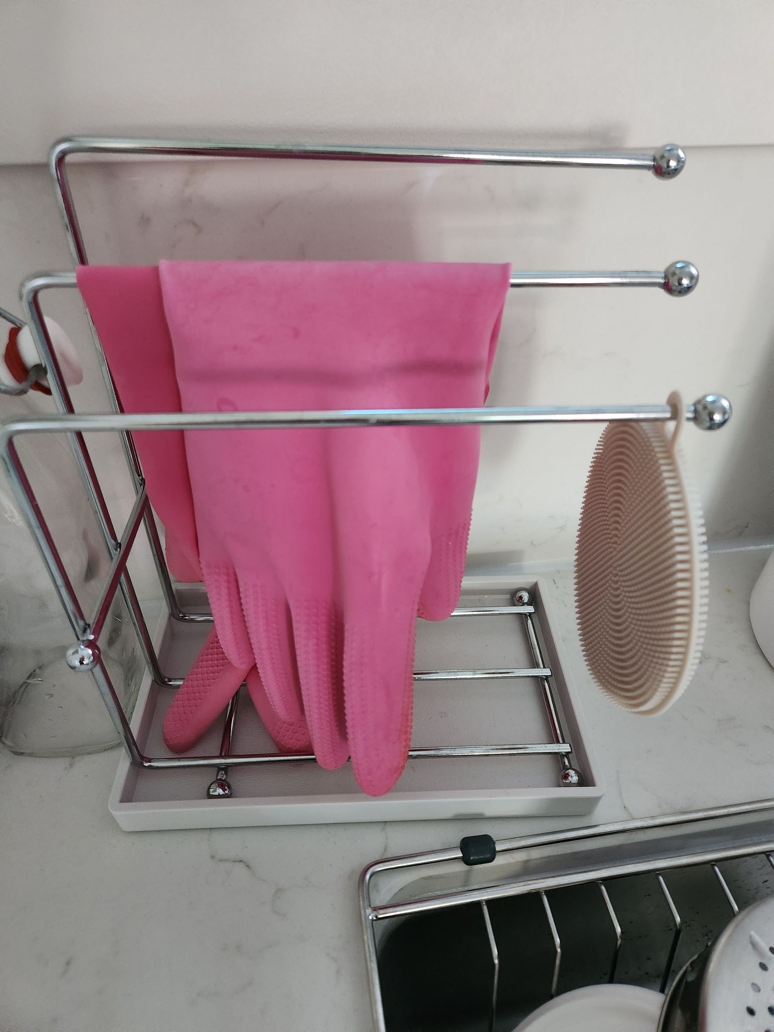 Oatley 3-Tier Modern Stand Dishcloth Rack user photo