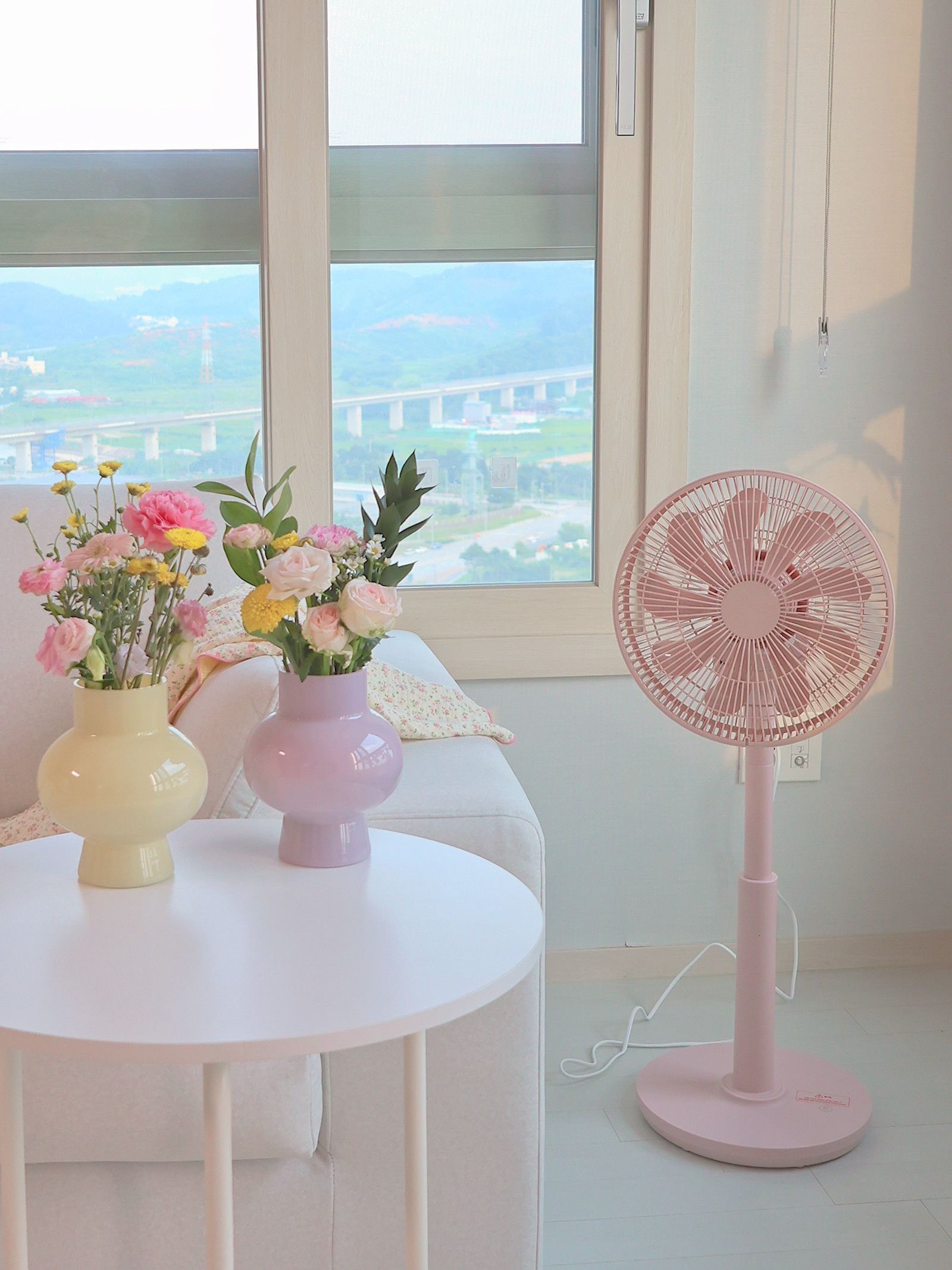 Small Floral Check 4-Layer Gauze Blanket user photo