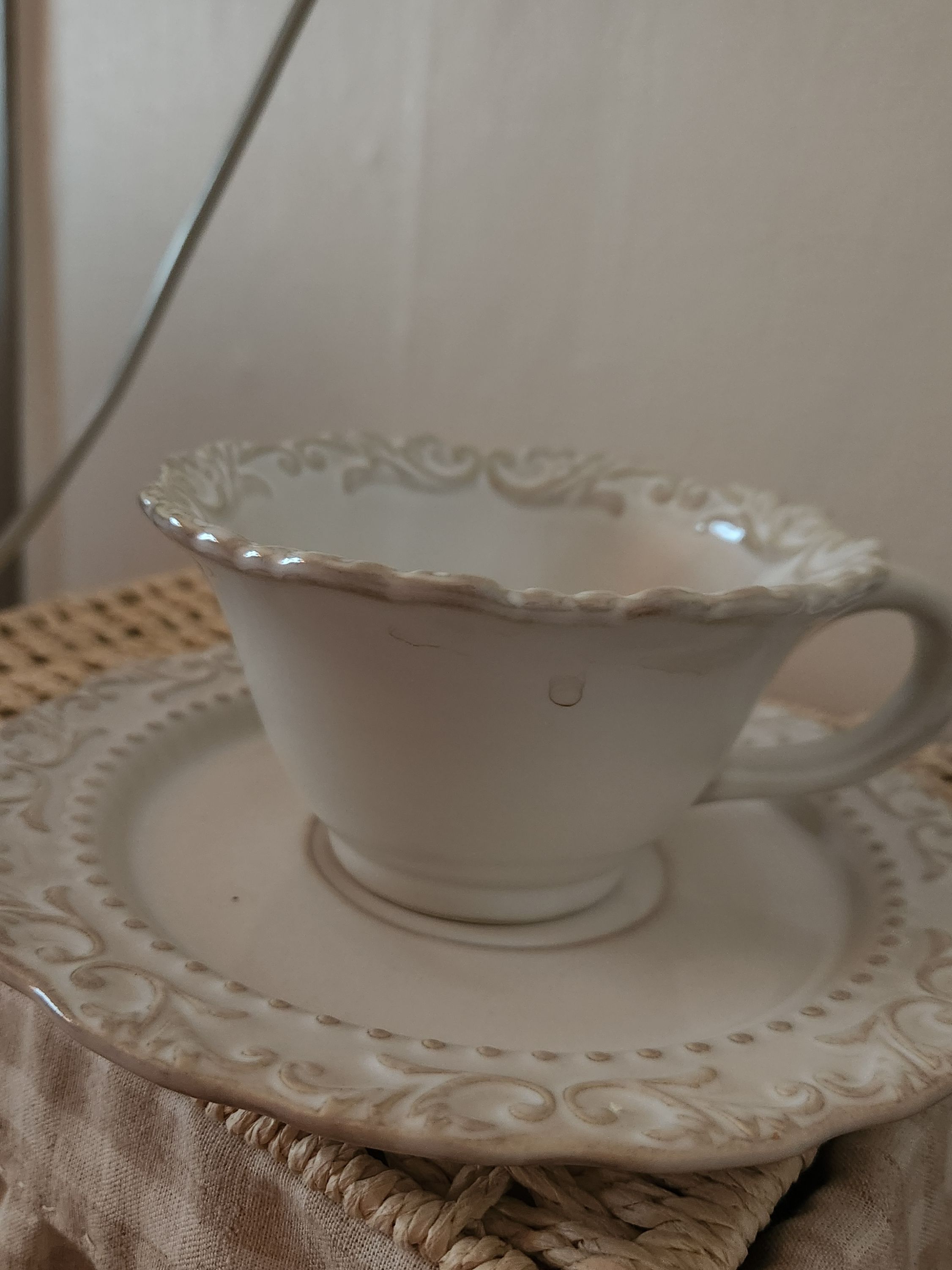 Baroque Ceramic Coffee Cup & Saucer Set user photo
