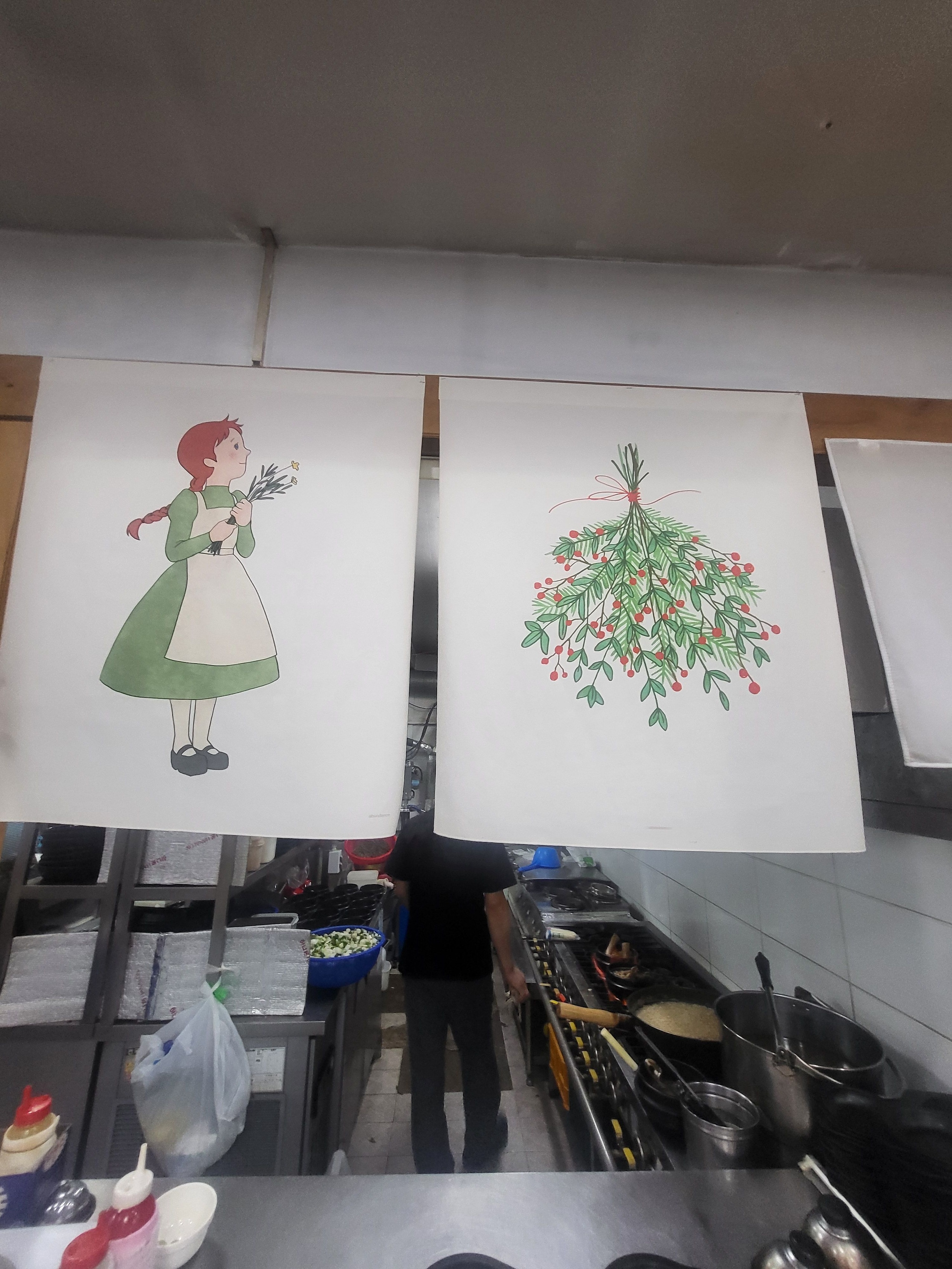 Christmas Bouquet Door Curtain user photo