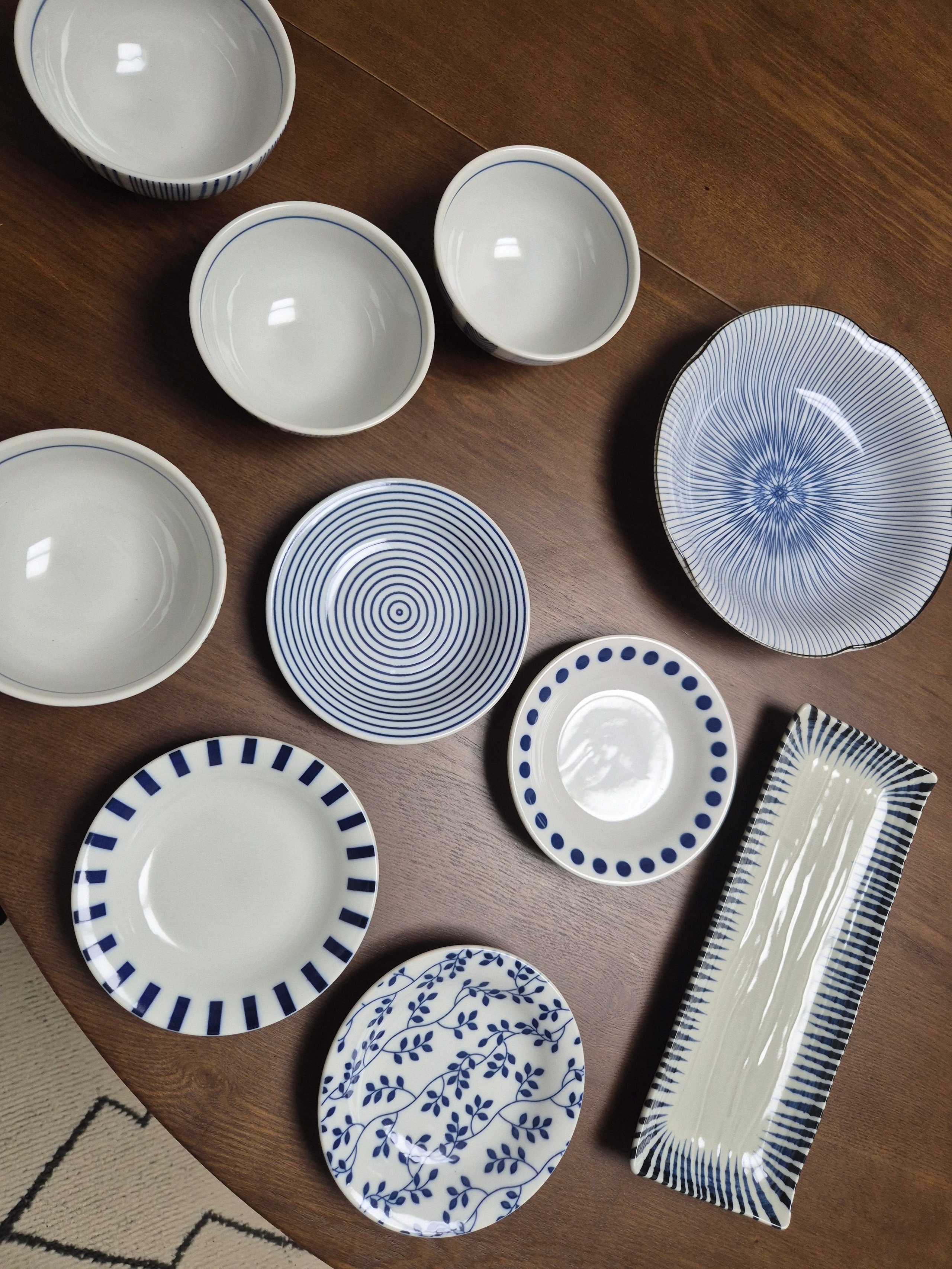 Soft Blue Japanese Table Set for 2 (10-Piece) user photo