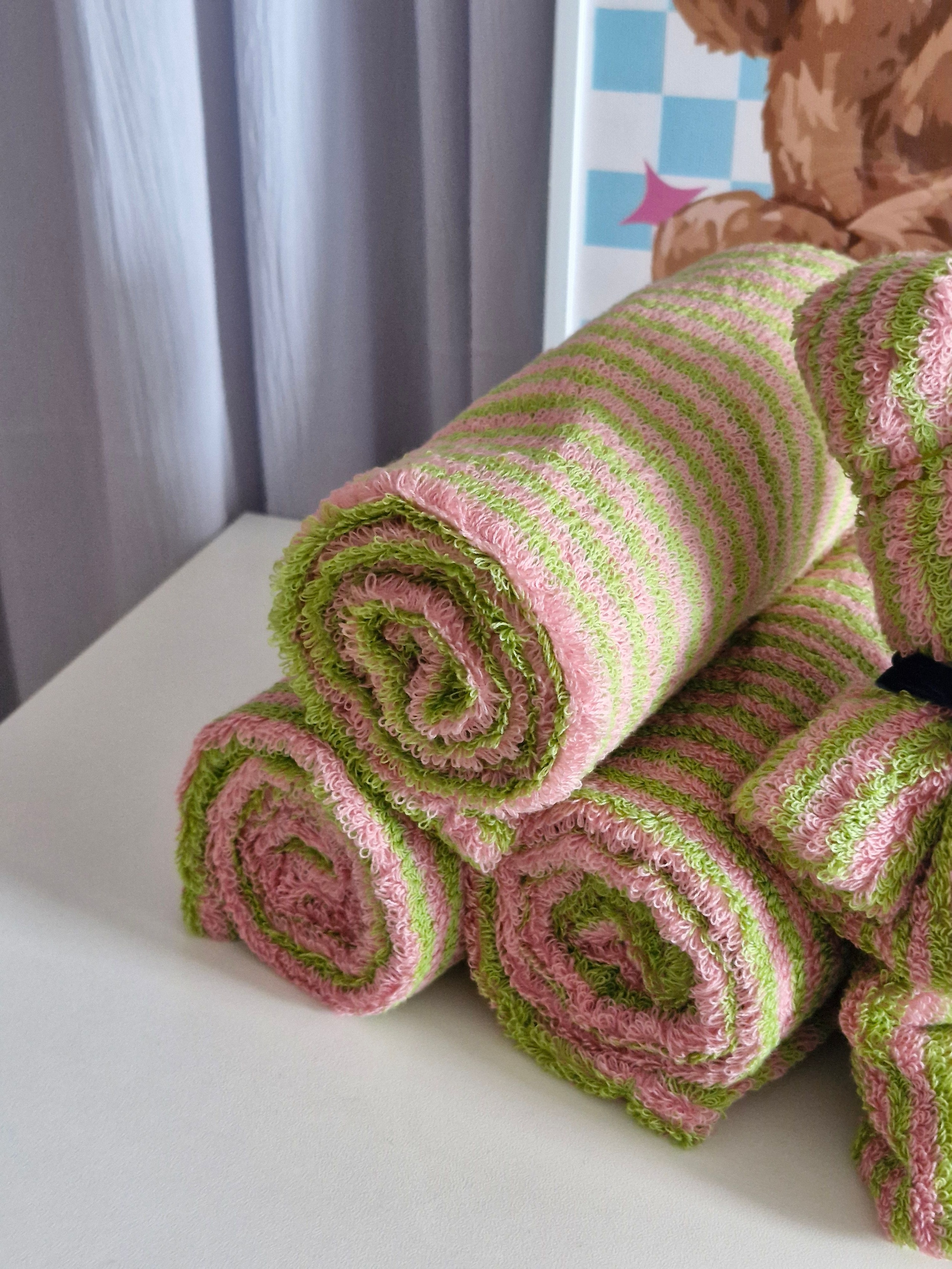 Soft Taffy Stripe Hotel Towel (10-Pack) user photo
