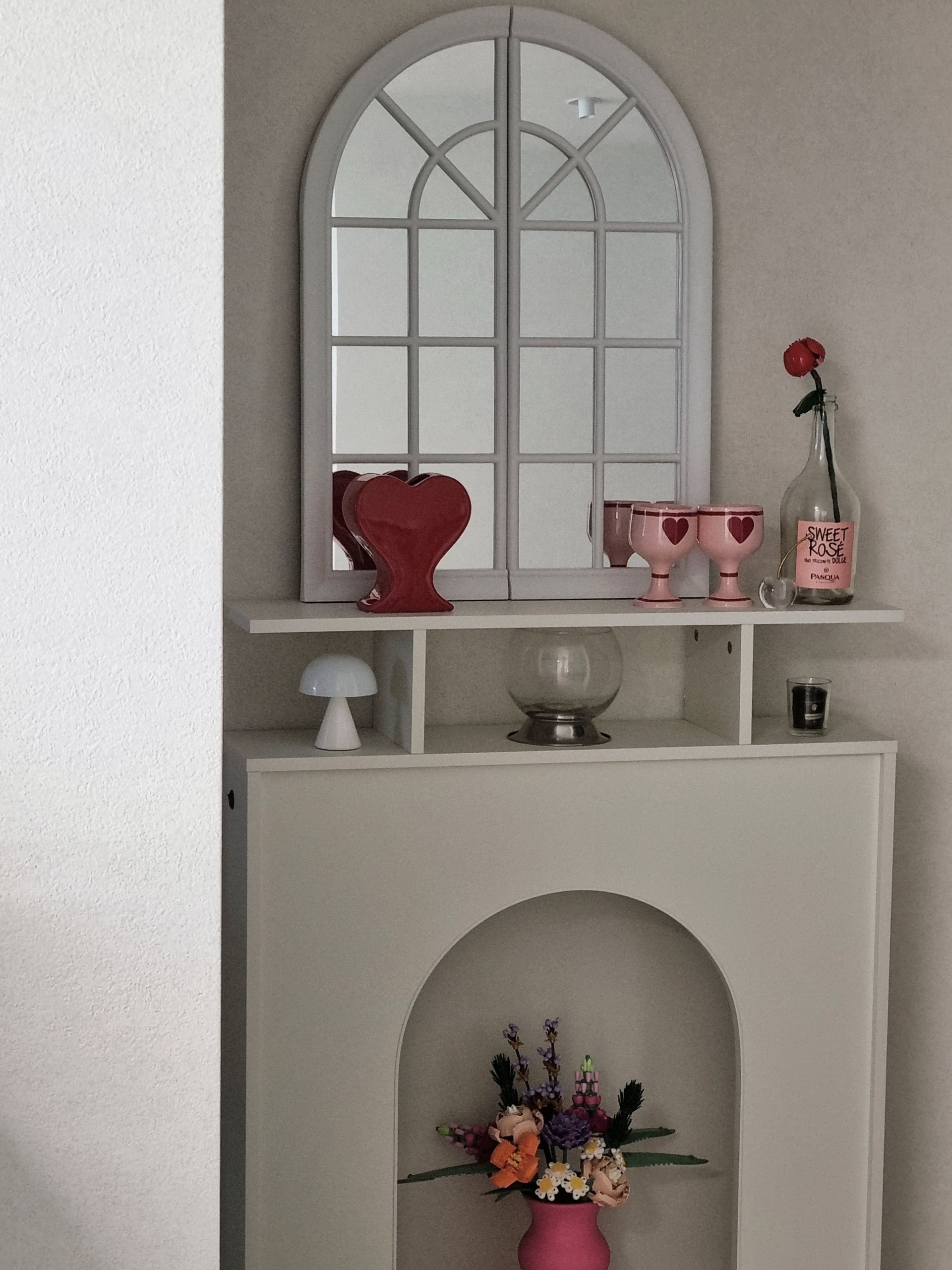 Pink Edition Ceramic Heart Wine Glass user photo