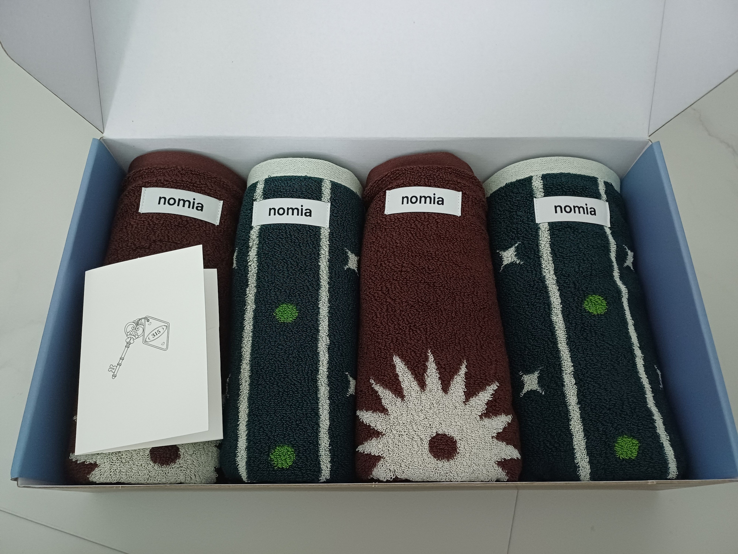 Nomia 40-Count Combed Cotton Face Towel Gift Set (4-Piece) user photo
