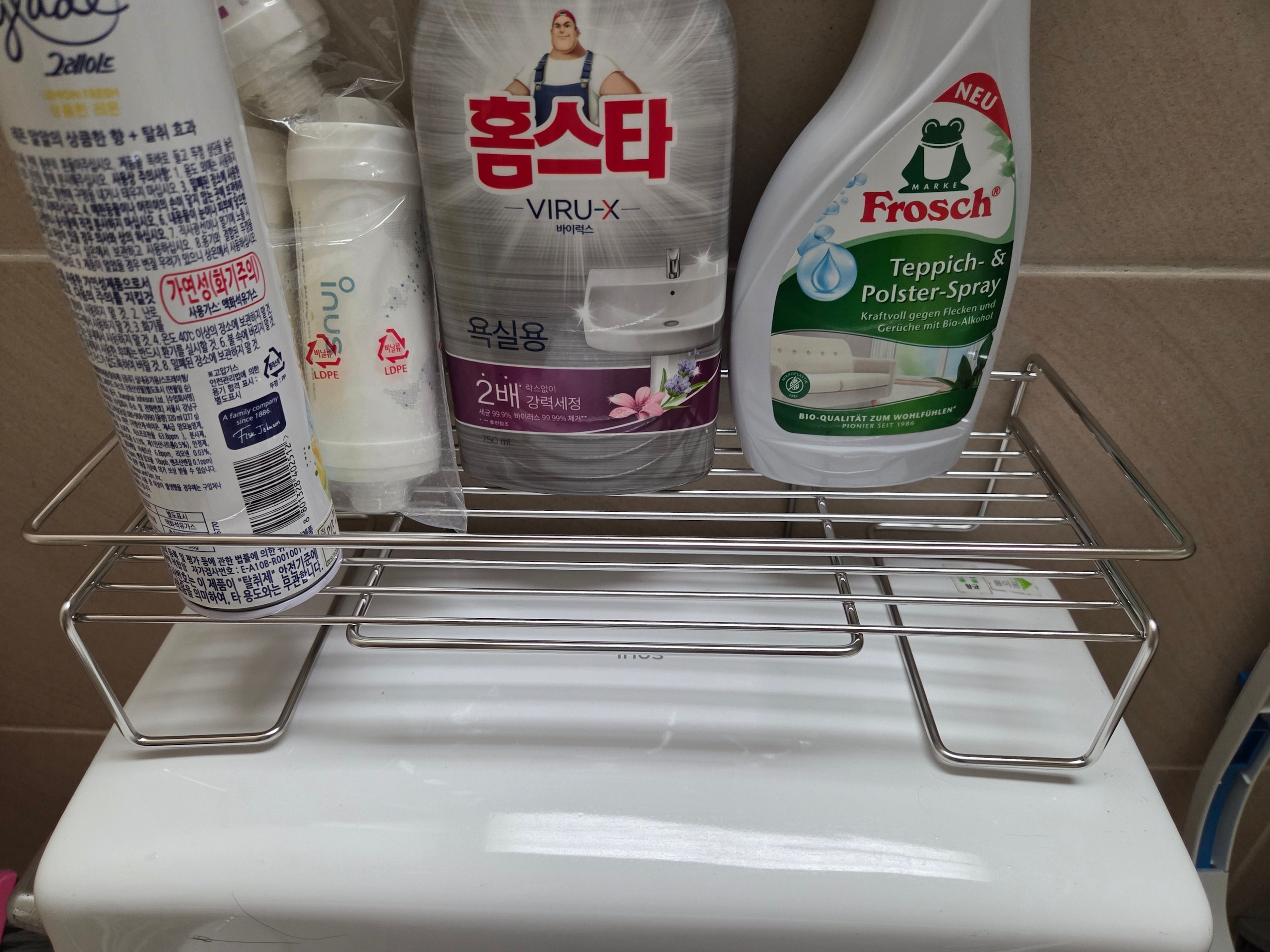 Over-Toilet Stainless Storage Shelf user photo