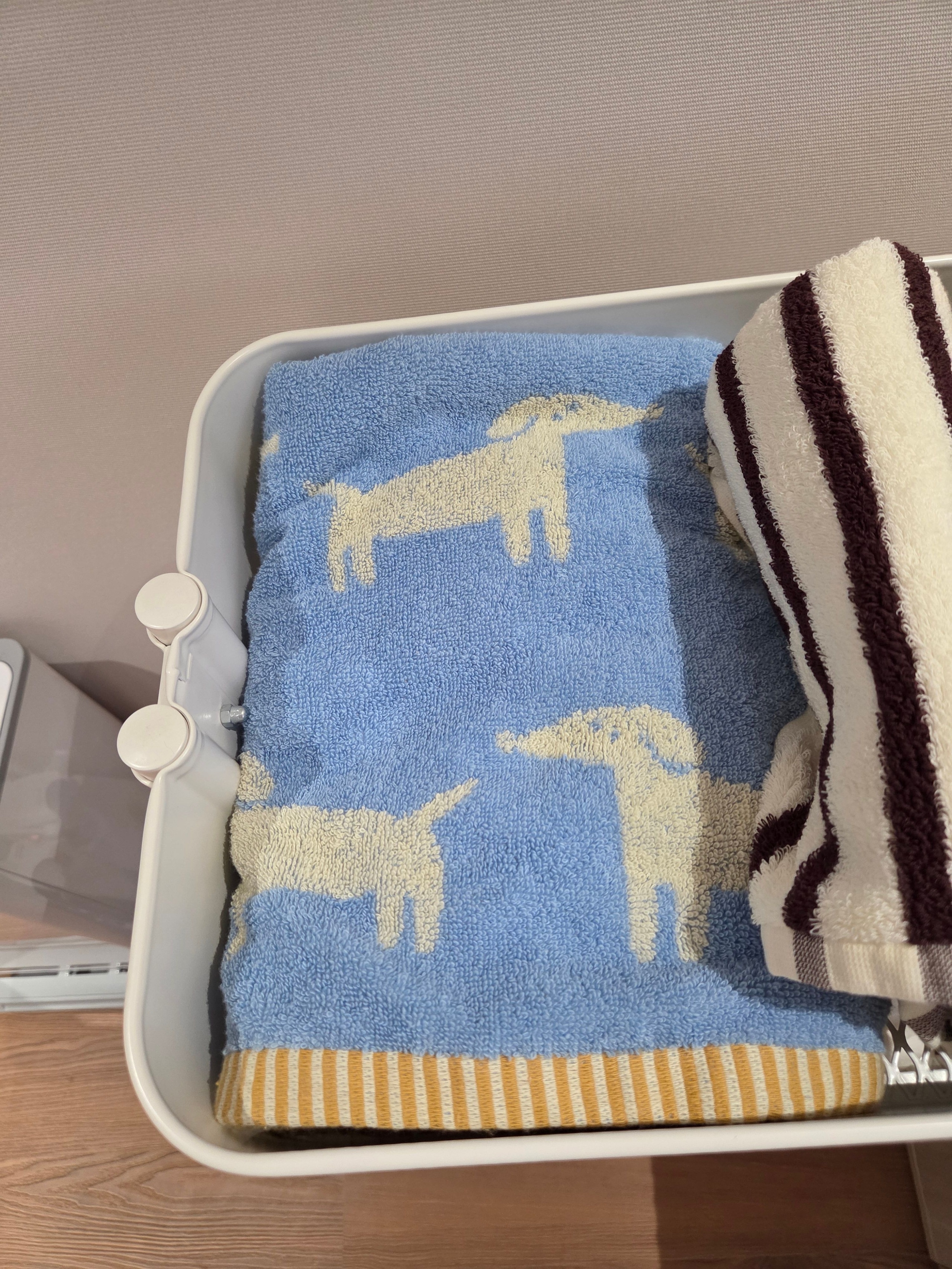 Swimming Dog Bath Towel user photo