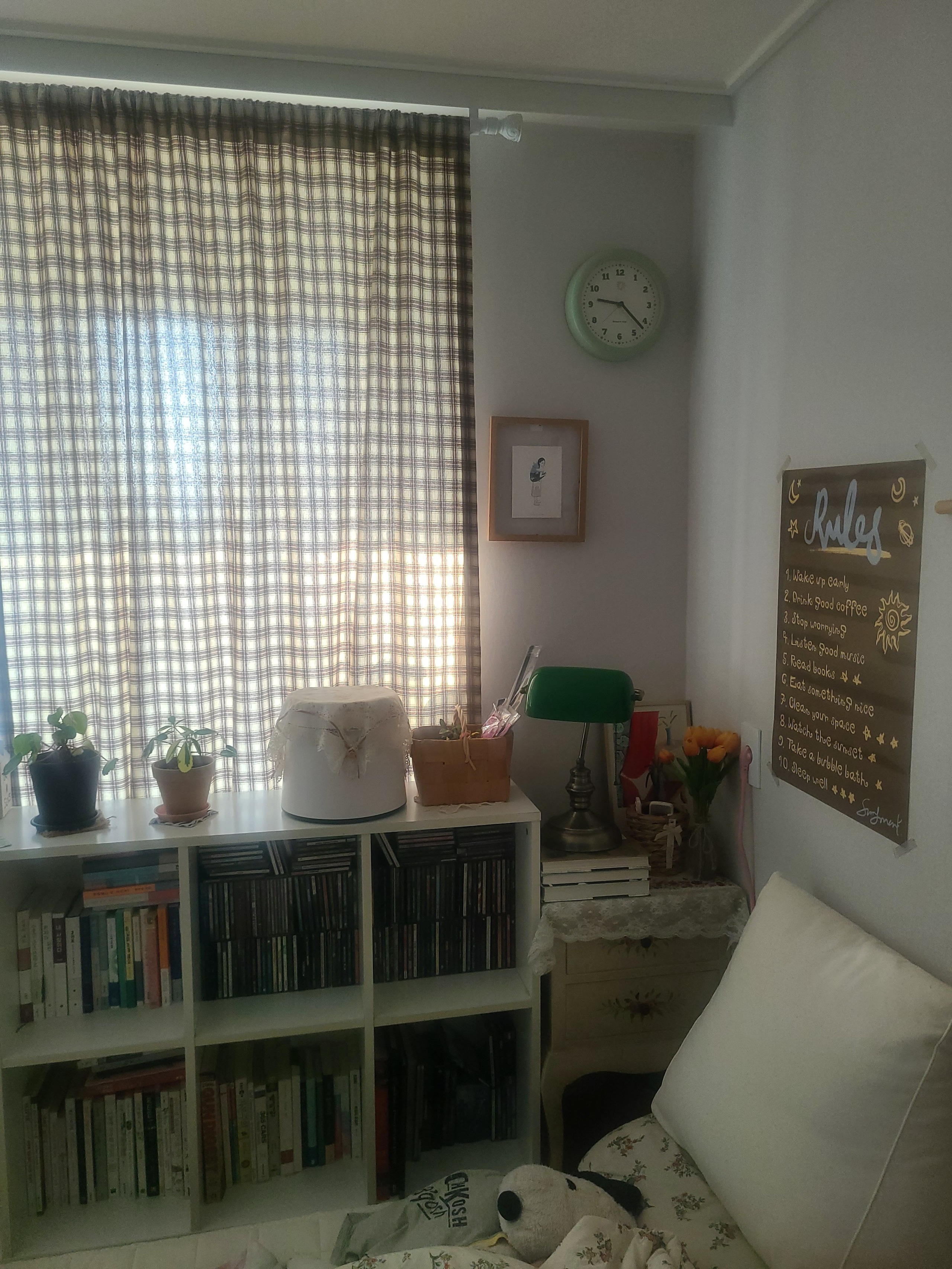 Cozy Brown Plaid Curtain user photo