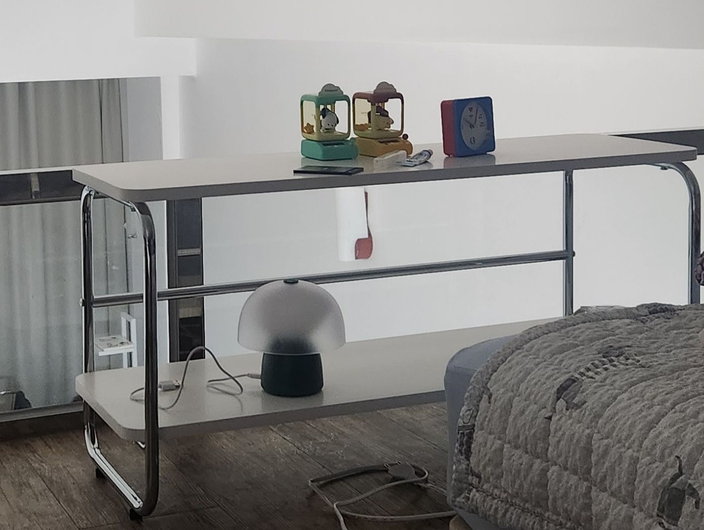 Mid-Century Wood & Chrome Shelf user photo