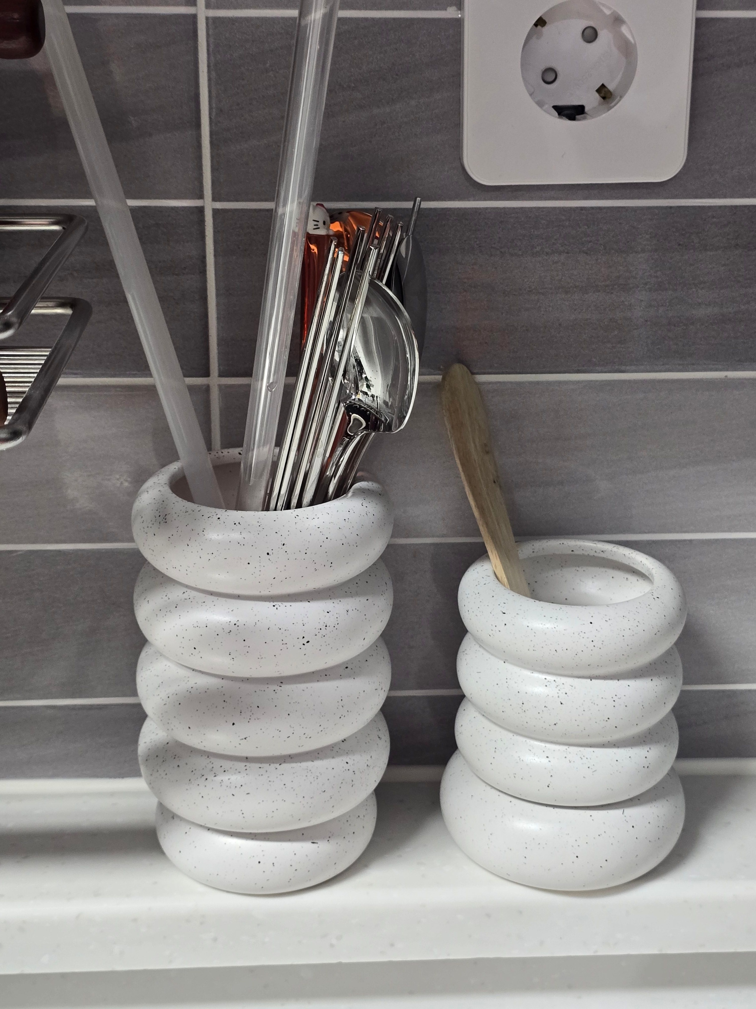 Cloud Ceramic Self-Draining Utensil Holder user photo