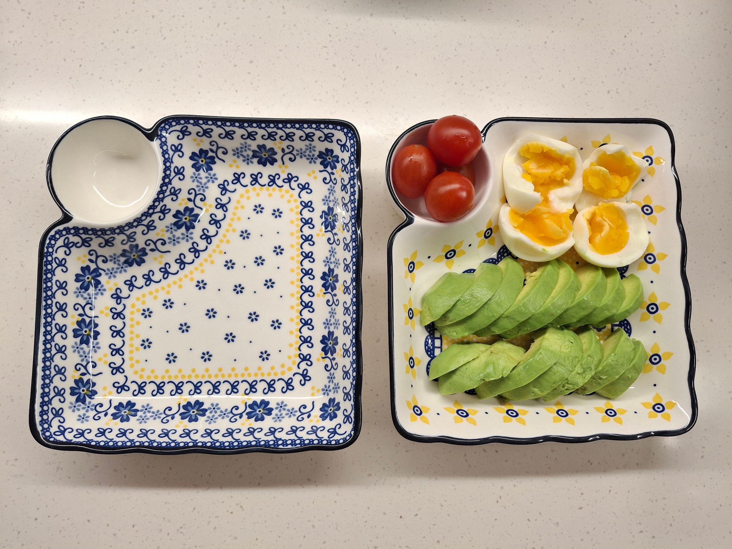 Floral Square Serving Plate Set with Sauce Dish (2-Piece) user photo