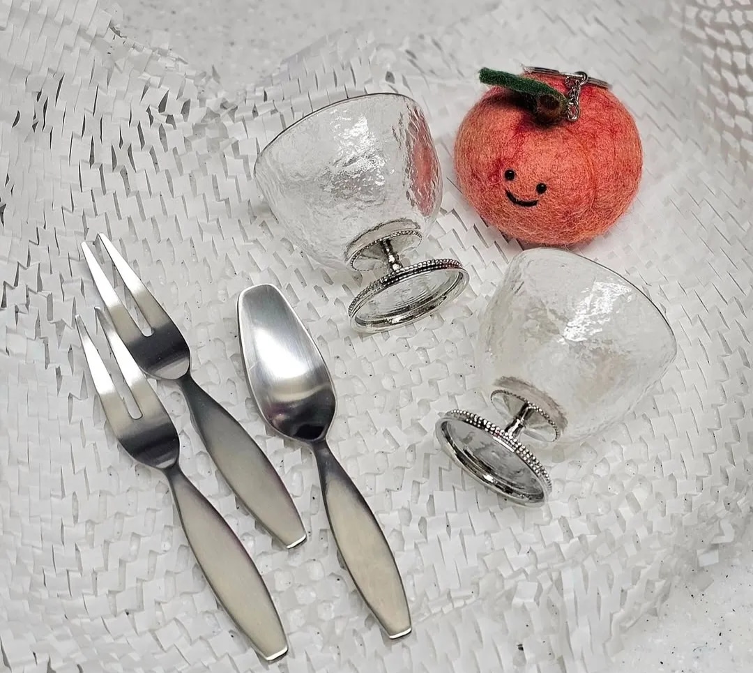 Tiny Toast Stainless Steel Goblet Shot Glass user photo