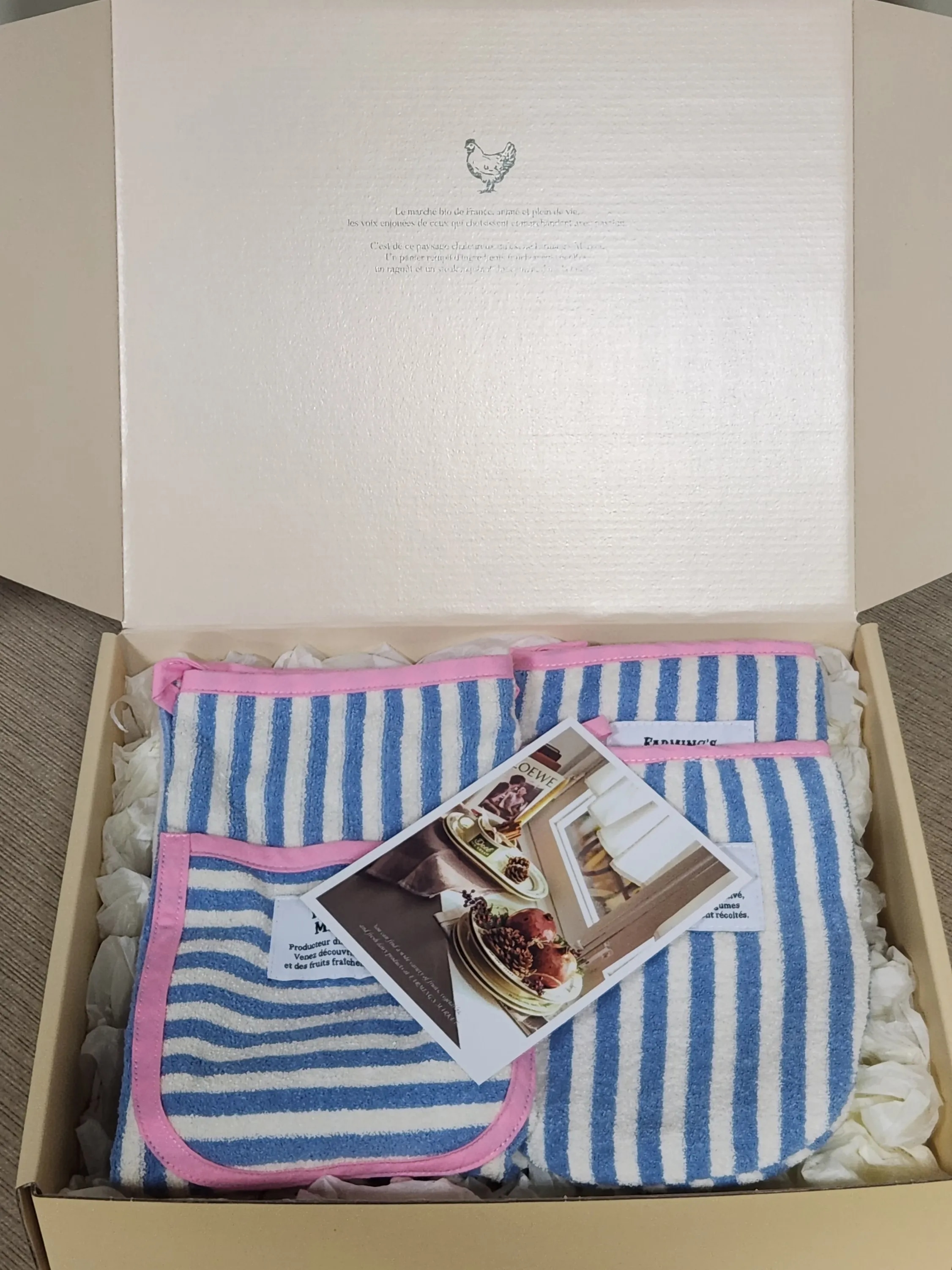 Cozy Kitchen Apron & Oven Mitt Gift Set user photo