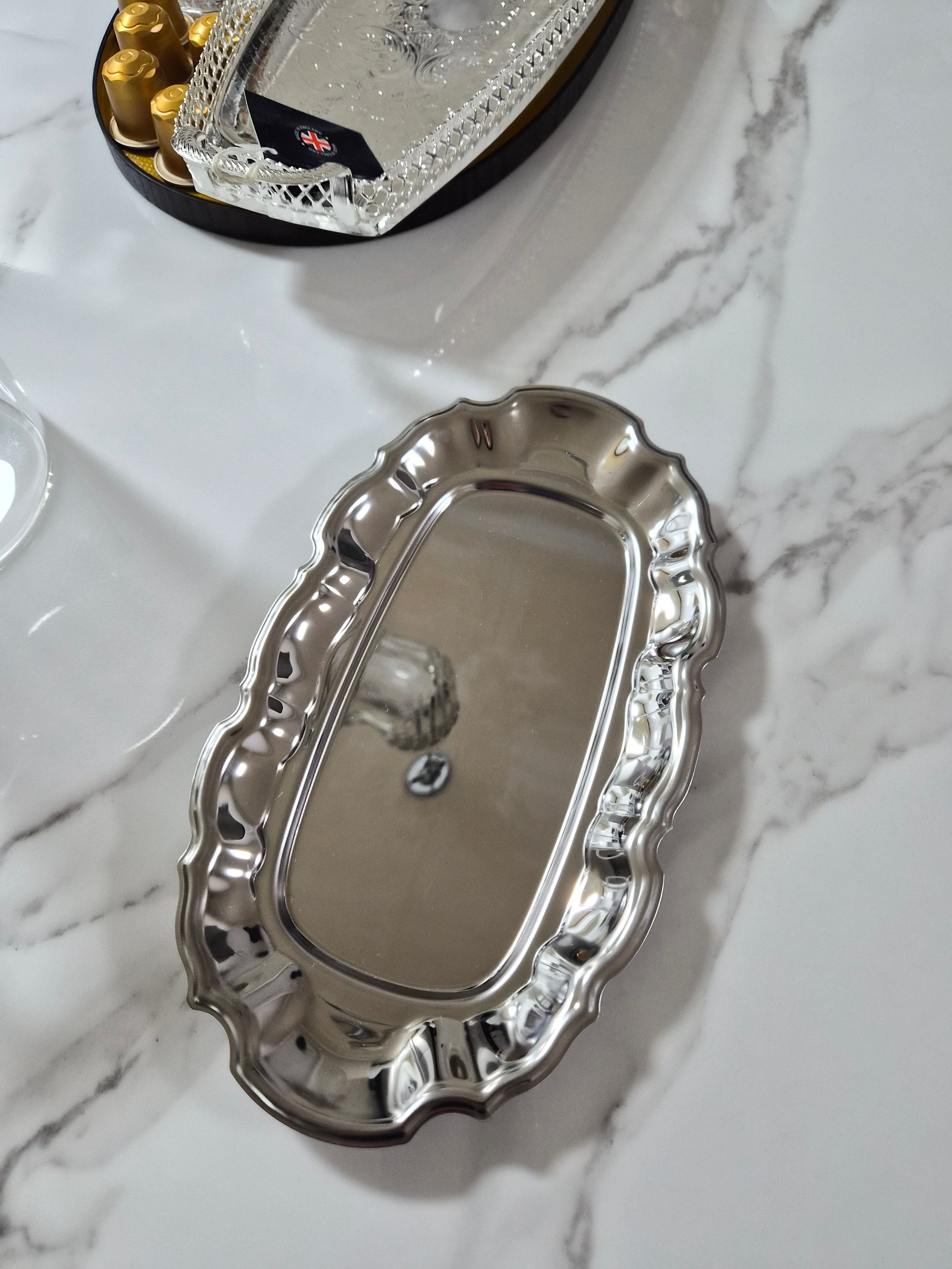 Gothic Ruffle Stainless Steel Tray user photo