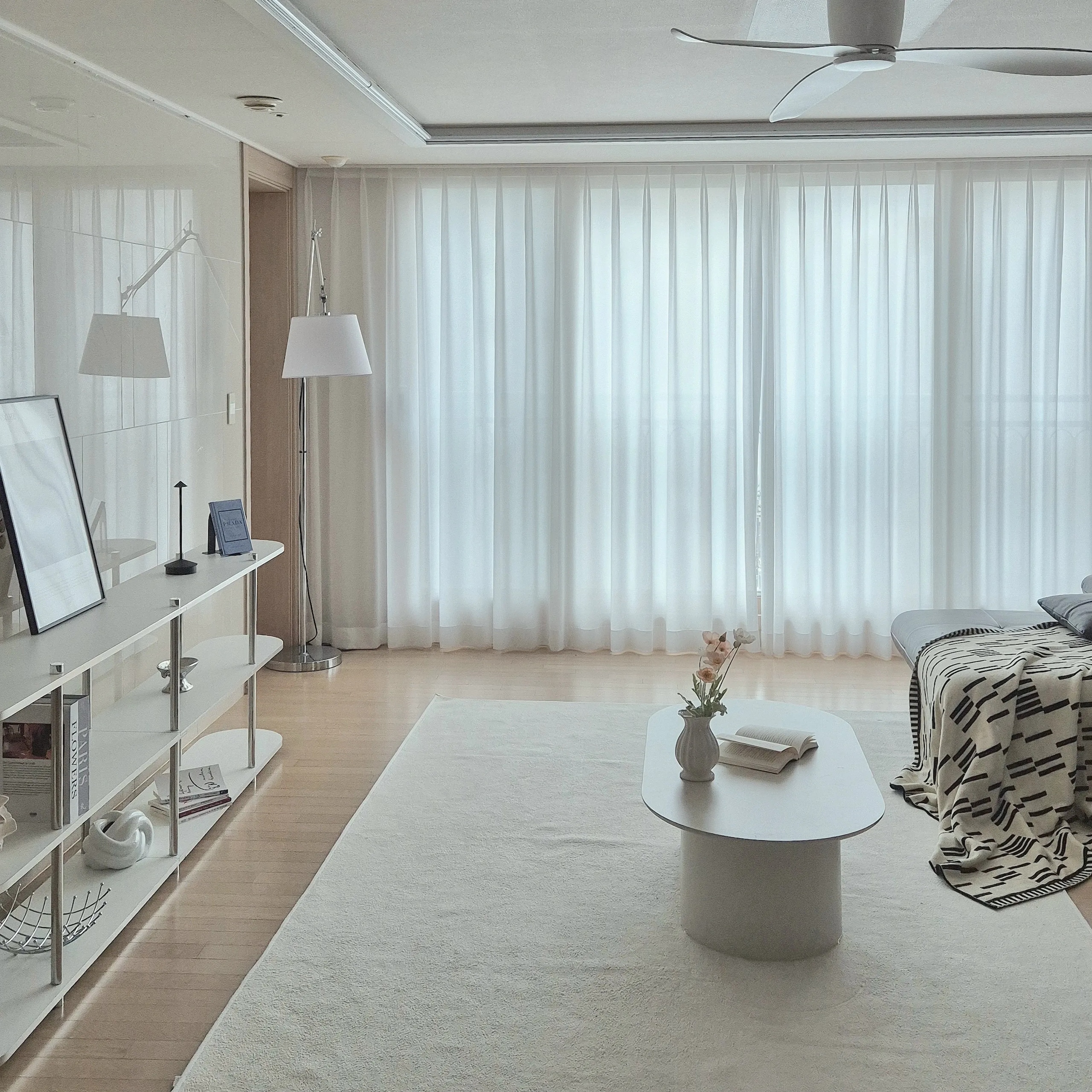 Short Pleated White Vase user photo