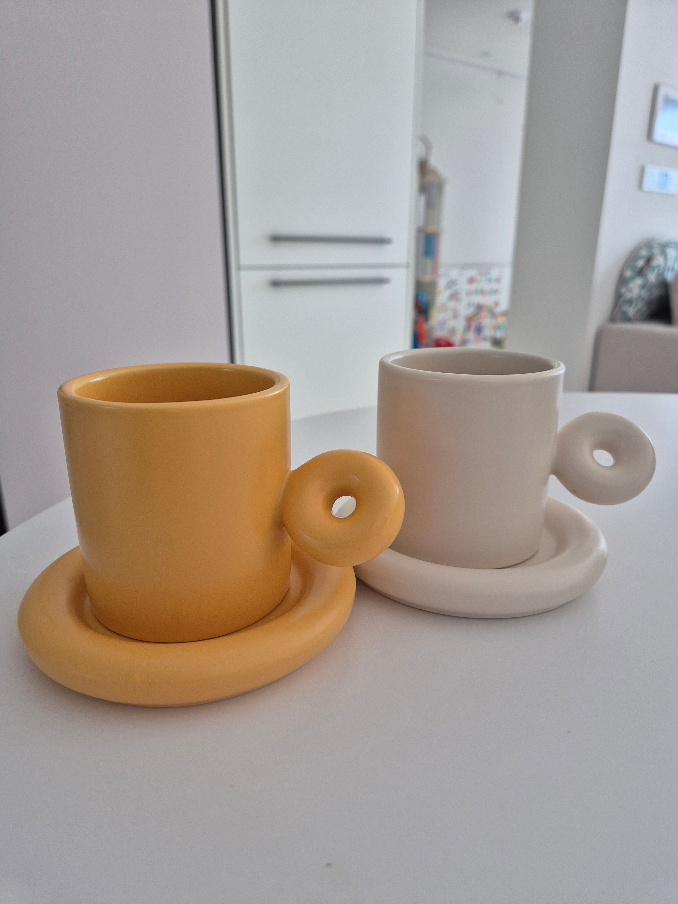 Rounded Donut Handle Coffee Cup Set user photo