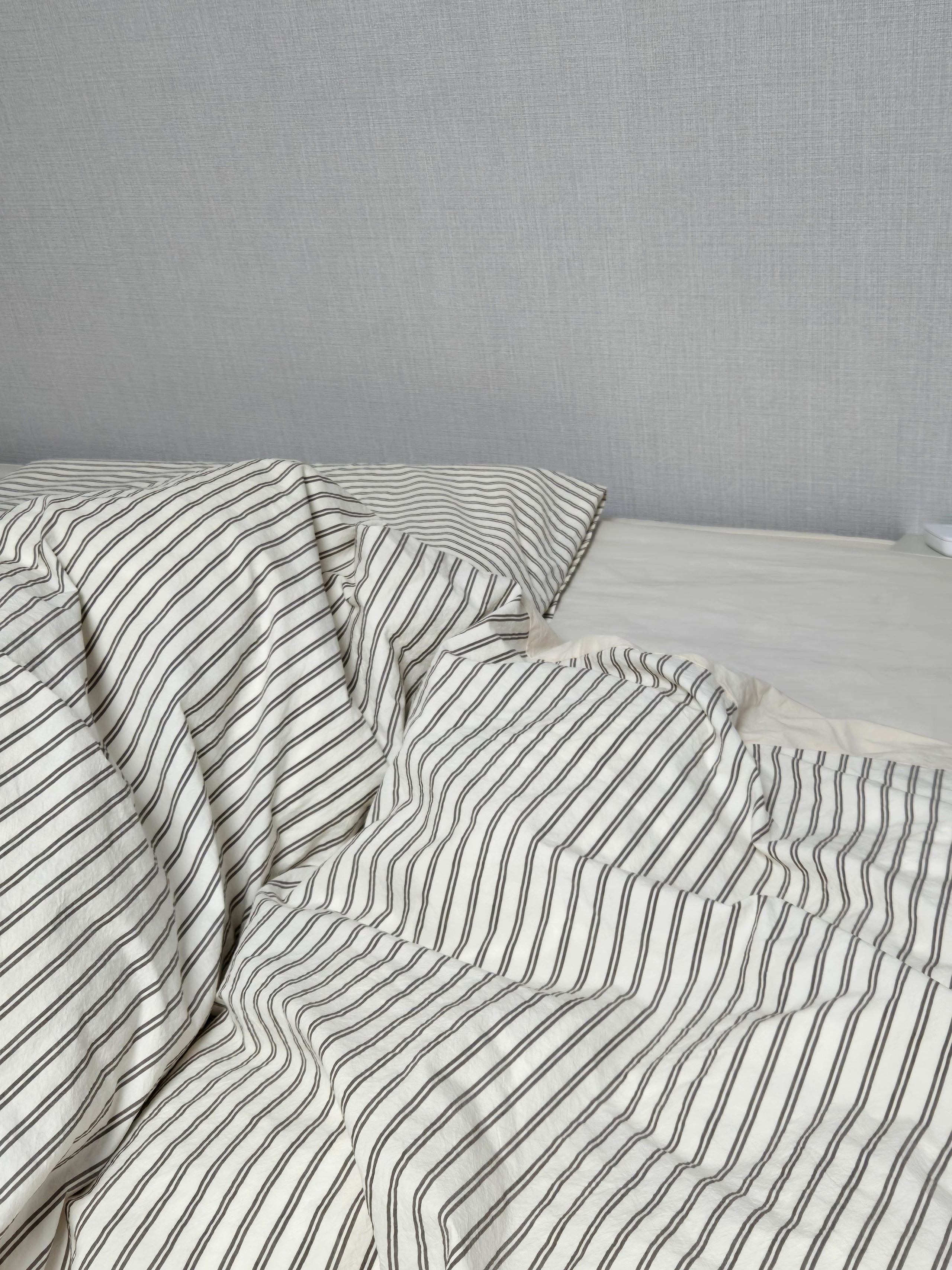 Brown Stripe Reversible Duvet Cover user photo