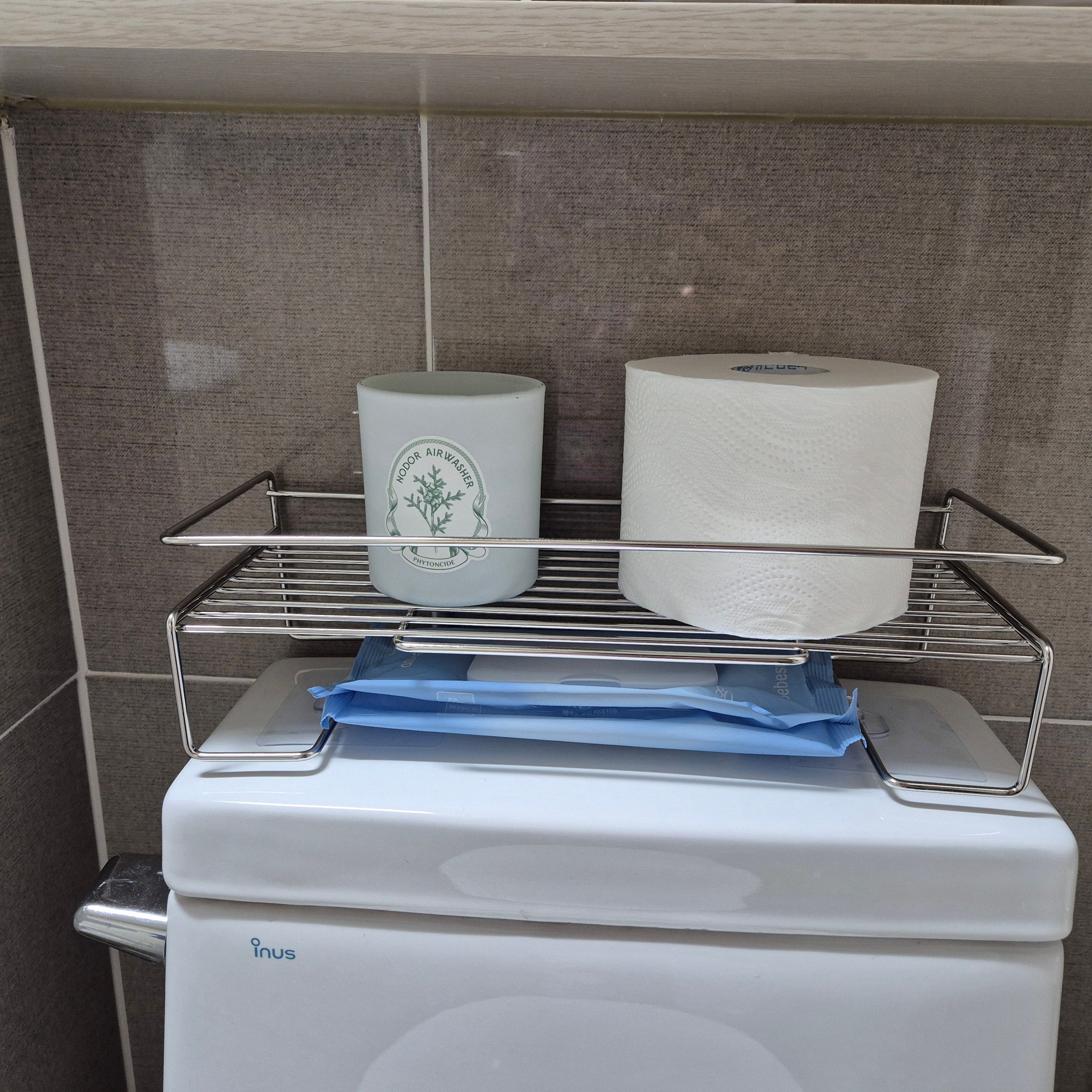 Over-Toilet Stainless Storage Shelf user photo