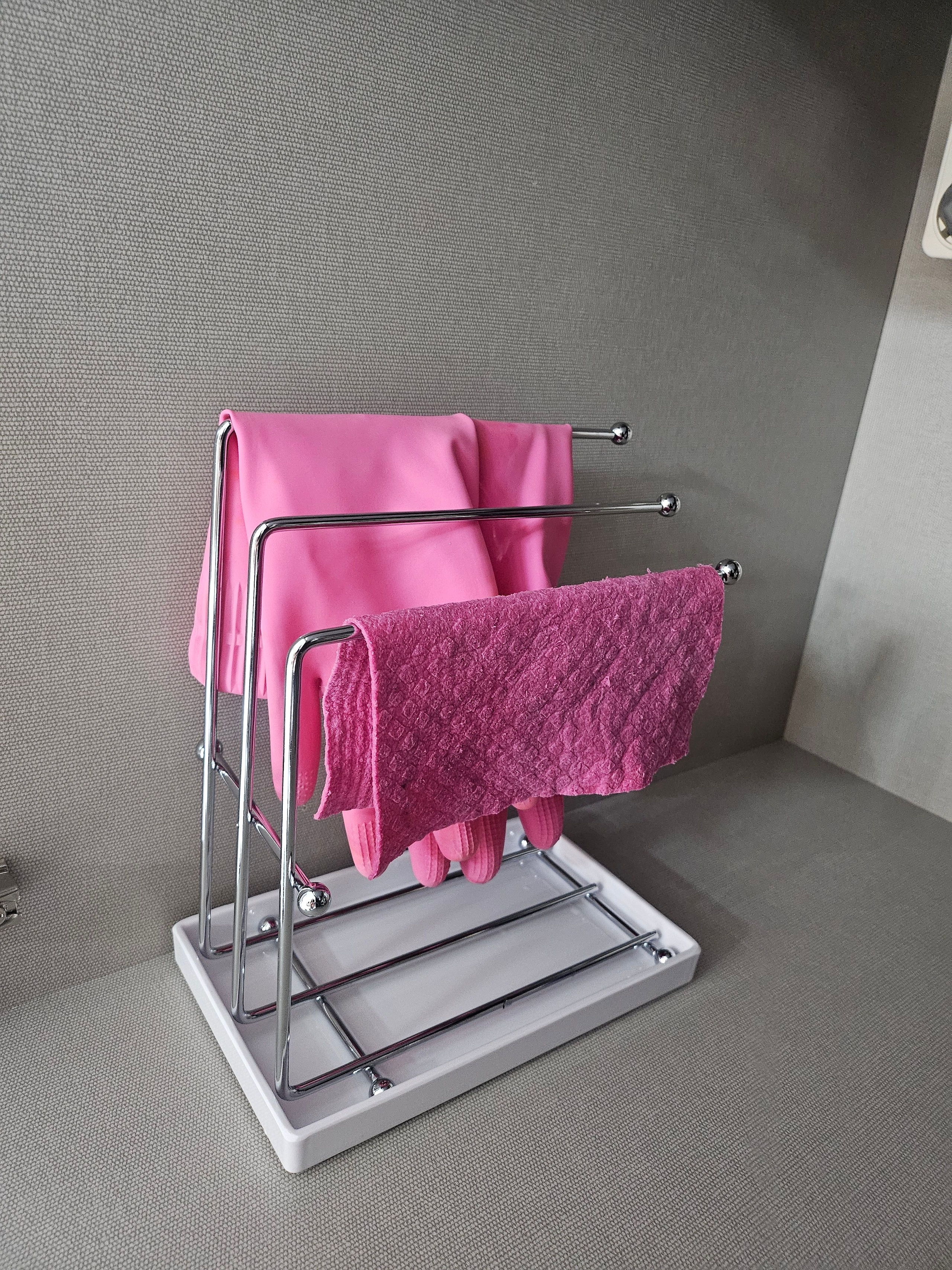 Oatley 3-Tier Modern Stand Dishcloth Rack user photo