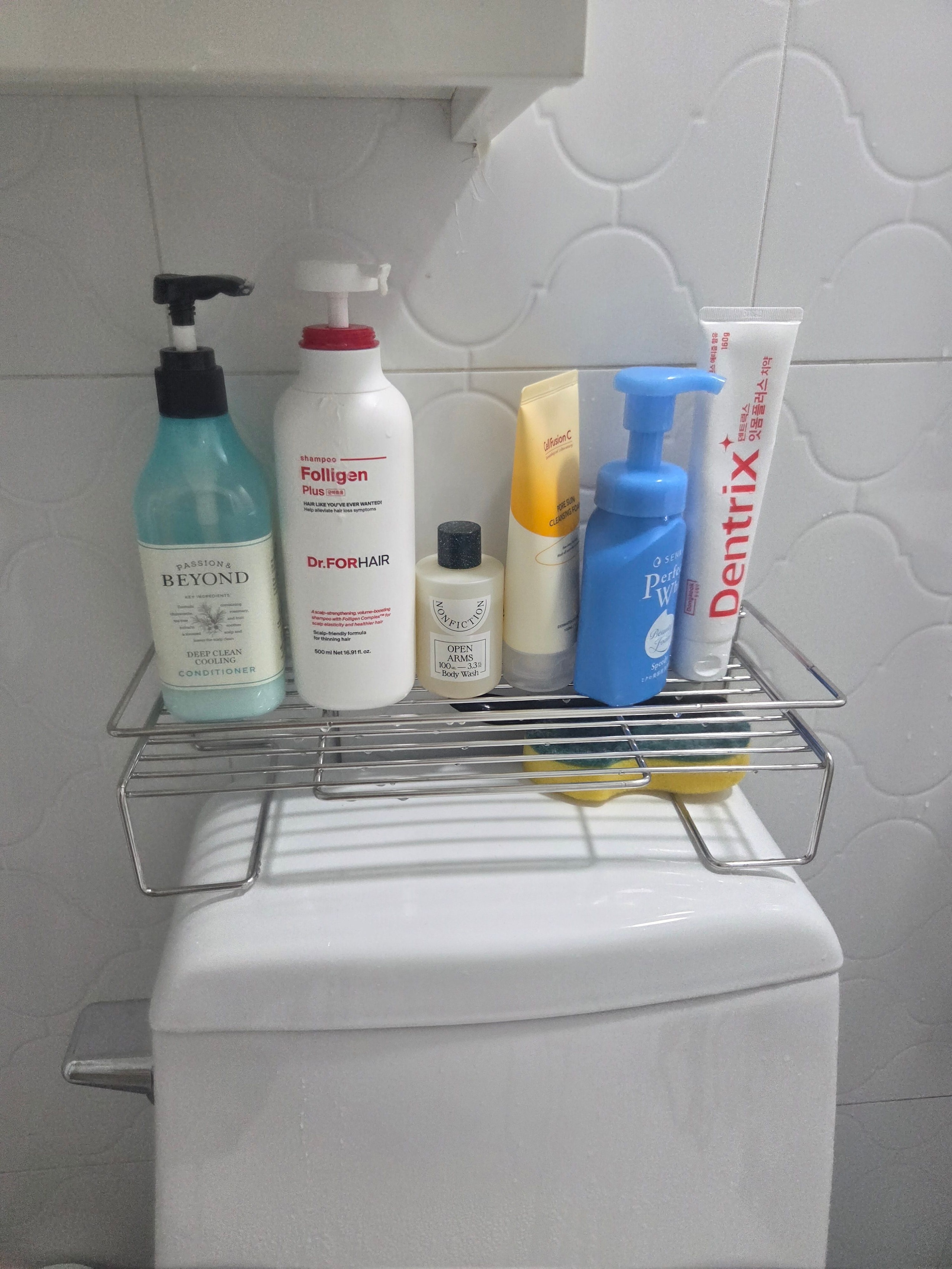 Over-Toilet Stainless Storage Shelf user photo